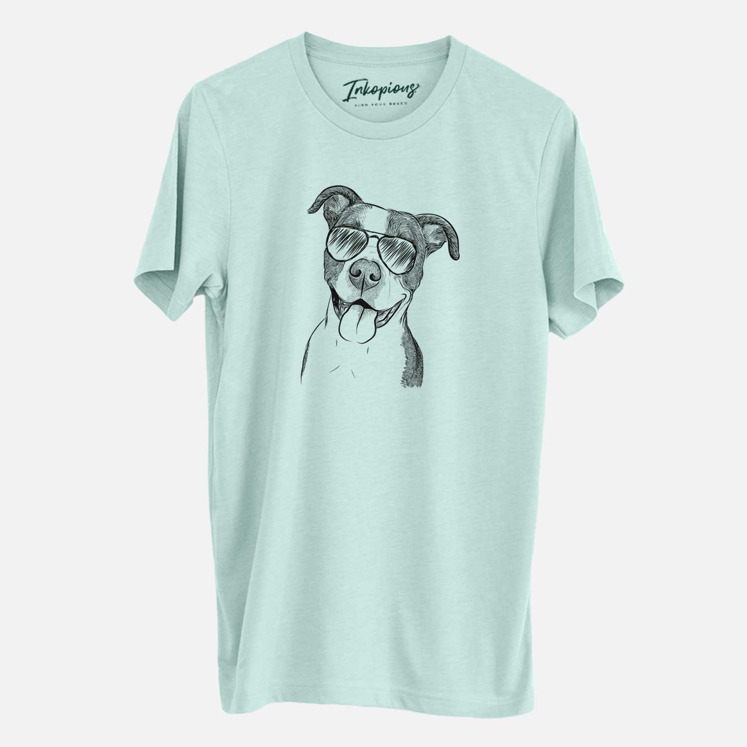 Aviator Jax the American Pitbull Terrier Mix - Unisex Crewneck