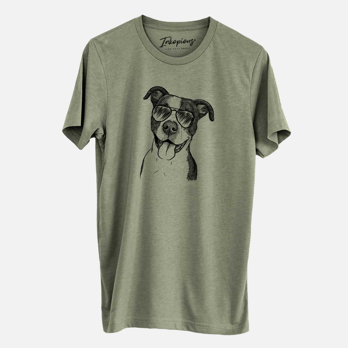 Aviator Jax the American Pitbull Terrier Mix - Unisex Crewneck