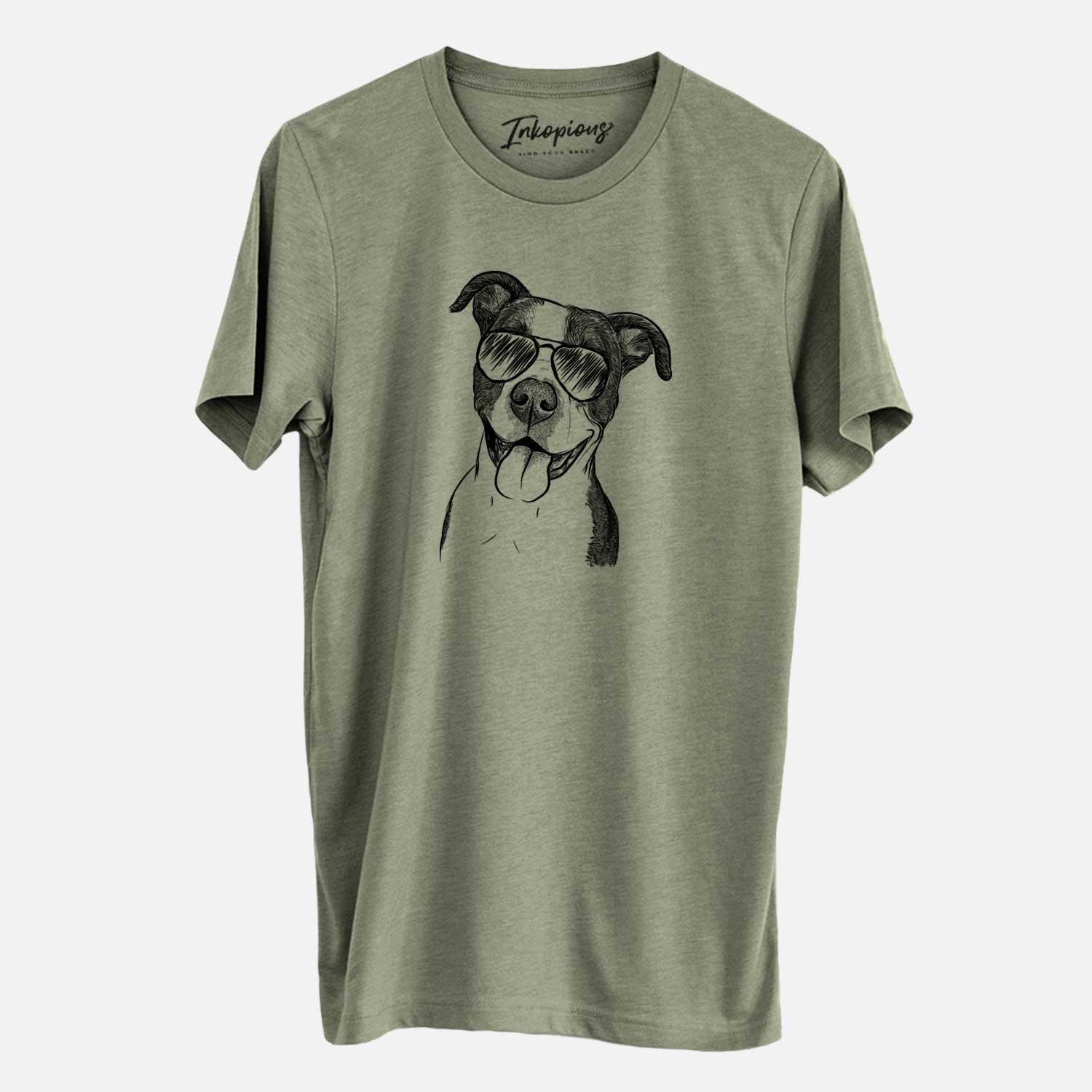 Aviator Jax the American Pitbull Terrier Mix - Unisex Crewneck