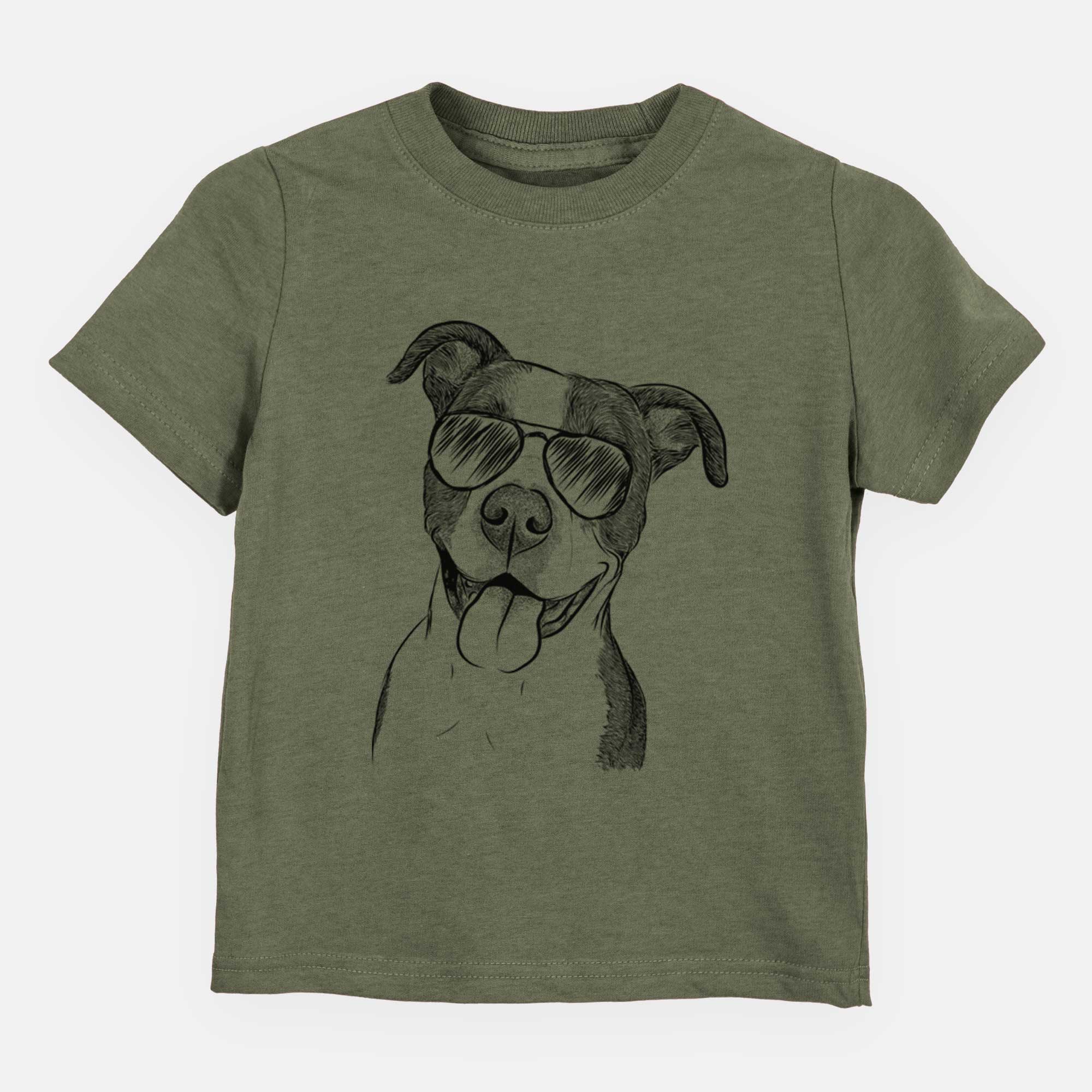 Aviator Jax the American Pitbull Terrier Mix - Kids/Youth/Toddler Shirt