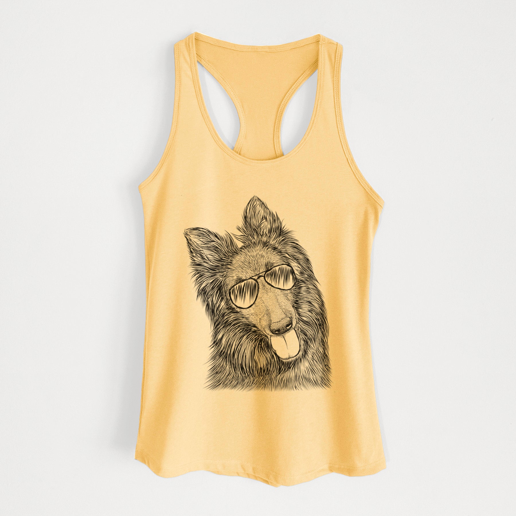 Jaxx the Belgian Tervuren - Women's Racerback Tanktop