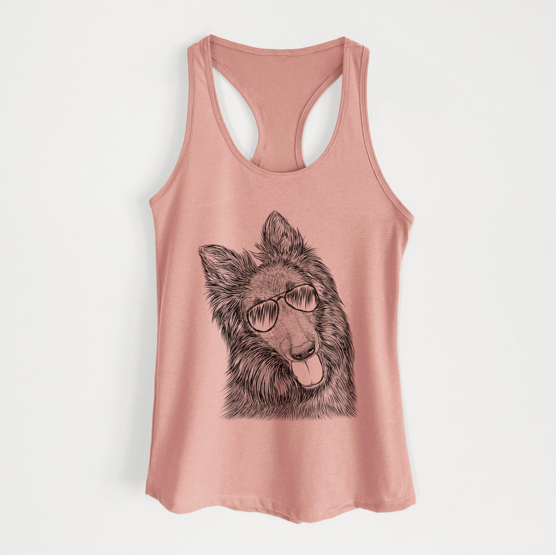 Jaxx the Belgian Tervuren - Women's Racerback Tanktop