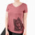 Aviator Jaxx the Belgian Tervuren - Women's V-neck Shirt