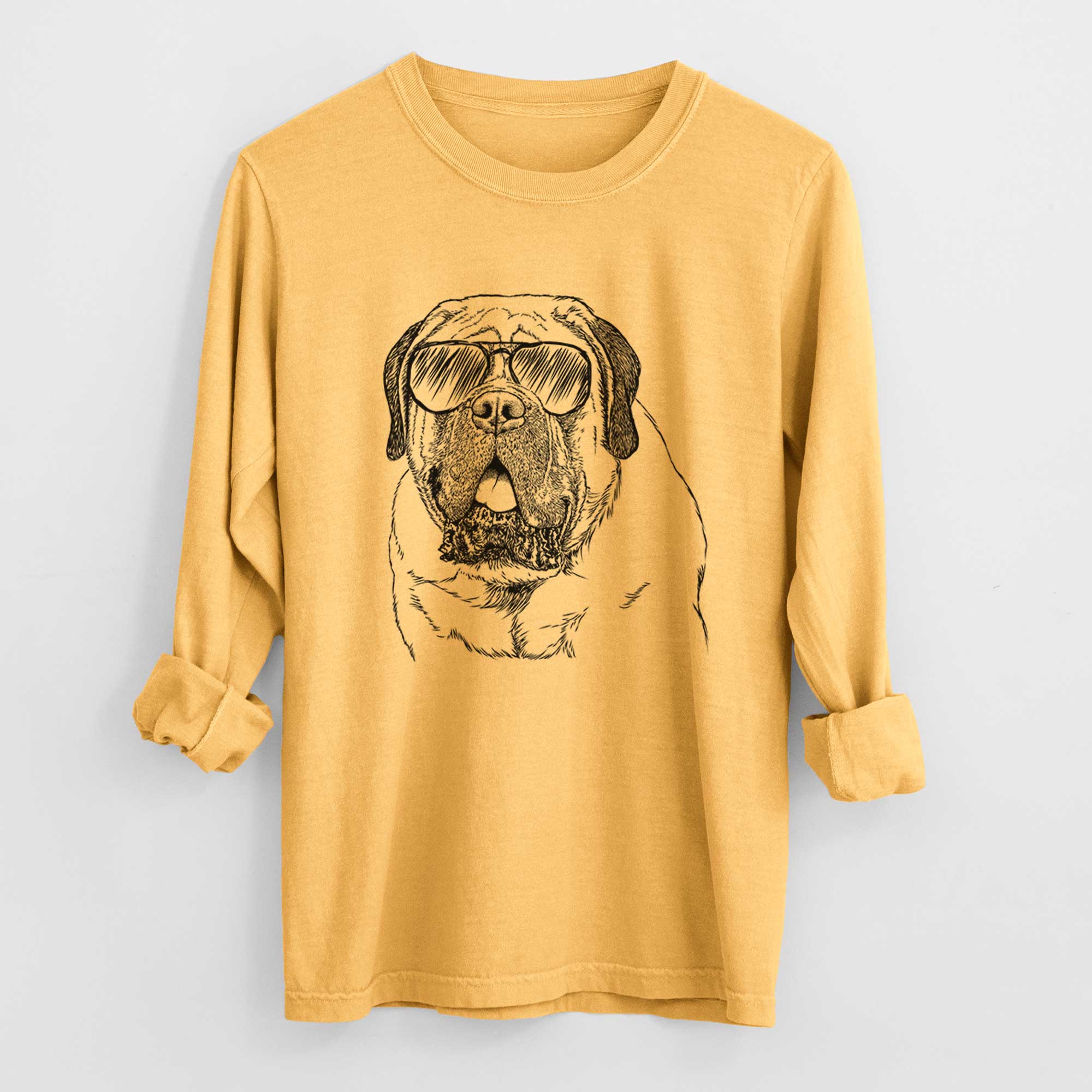 Aviators Jed the English Mastiff - Heavyweight 100% Cotton Long Sleeve