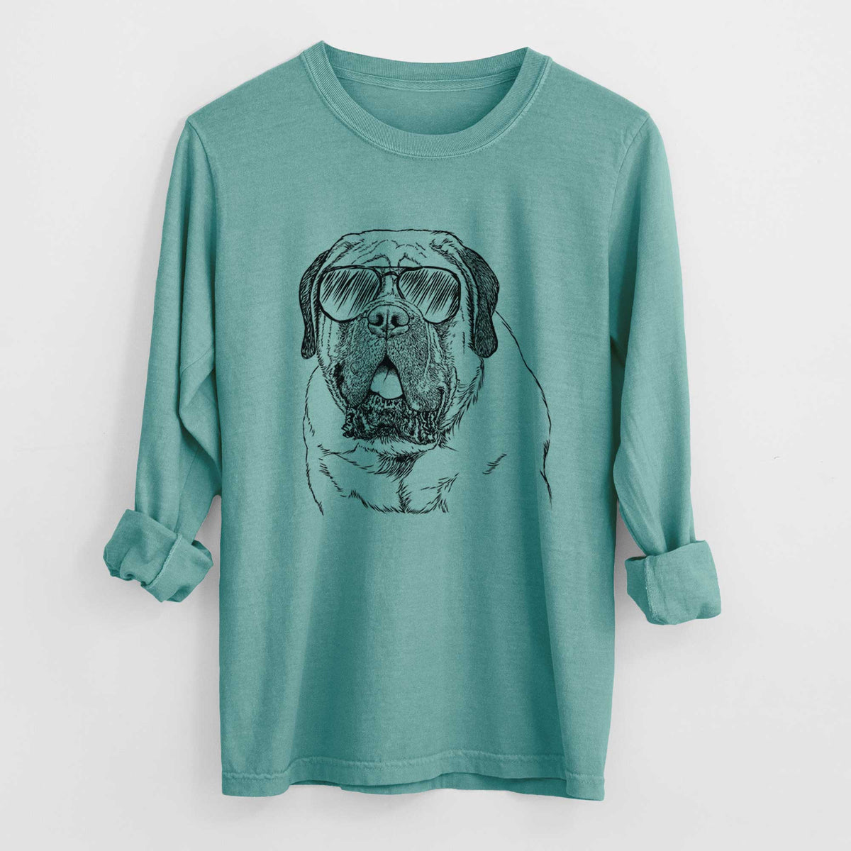 Aviators Jed the English Mastiff - Heavyweight 100% Cotton Long Sleeve