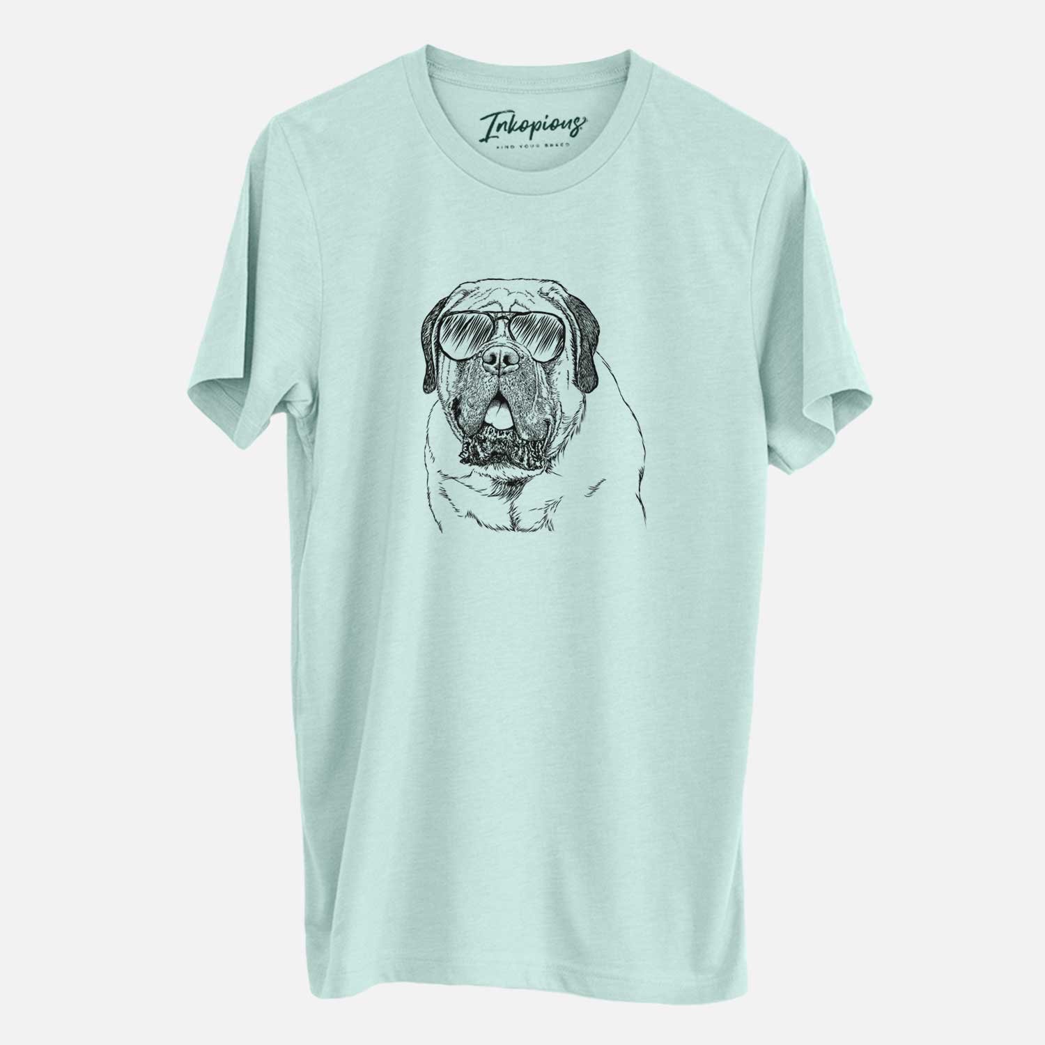 Aviator Jed the English Mastiff - Unisex Crewneck