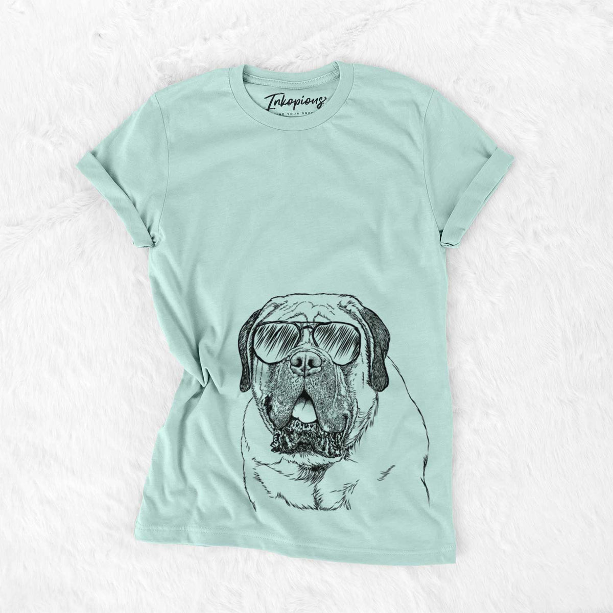 Aviator Jed the English Mastiff - Unisex Crewneck