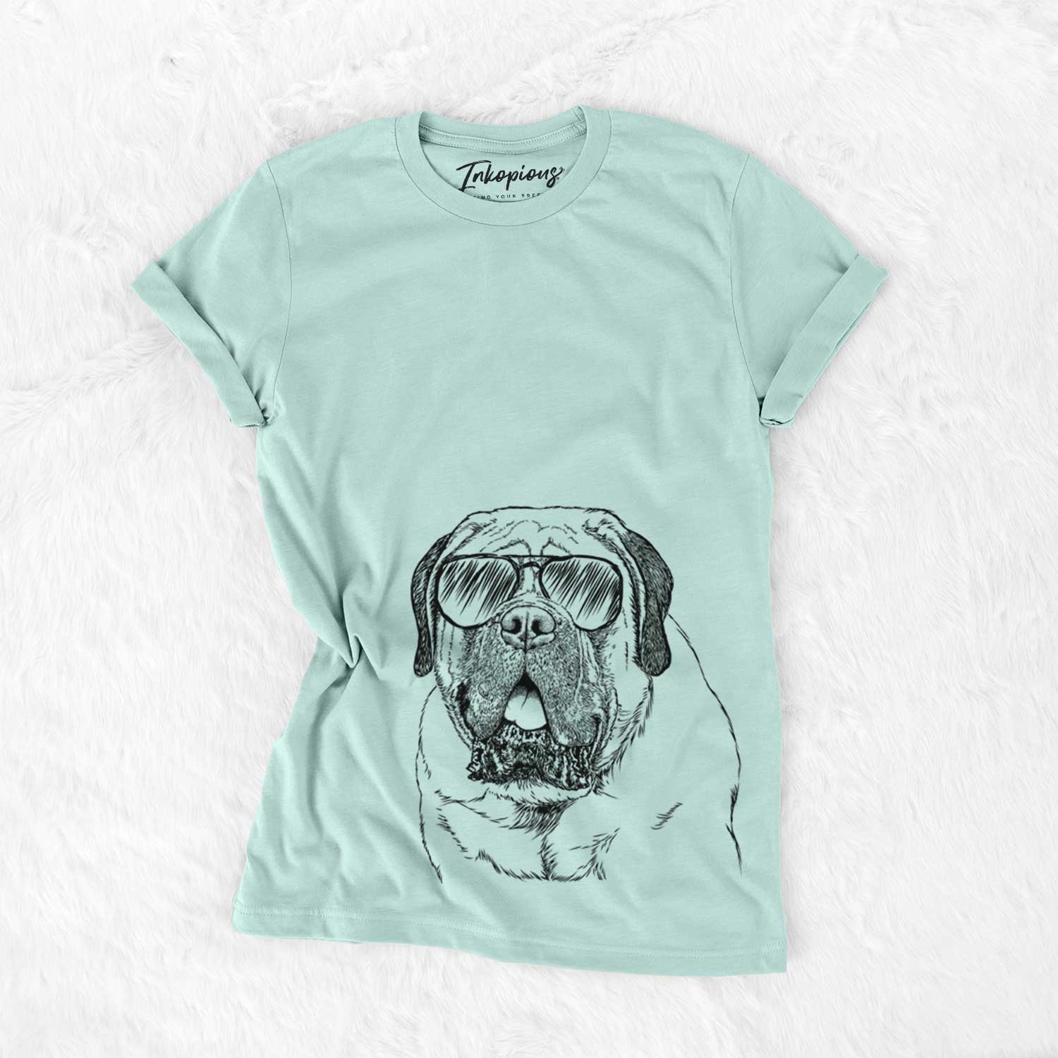 Aviator Jed the English Mastiff - Unisex Crewneck