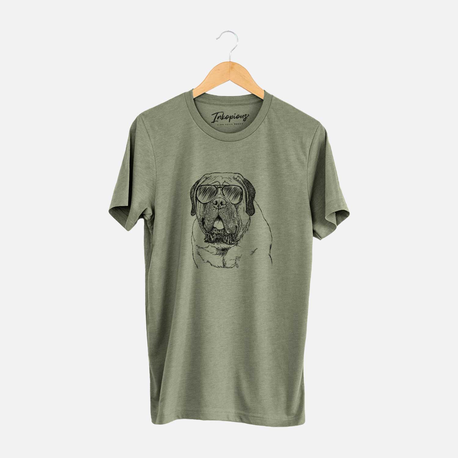 Aviator Jed the English Mastiff - Unisex Crewneck