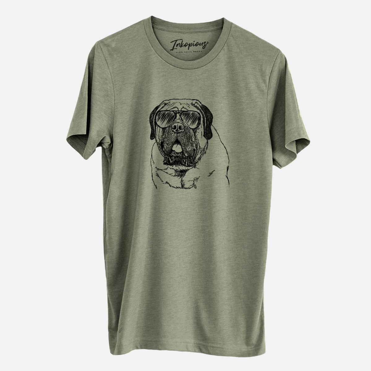 Aviator Jed the English Mastiff - Unisex Crewneck