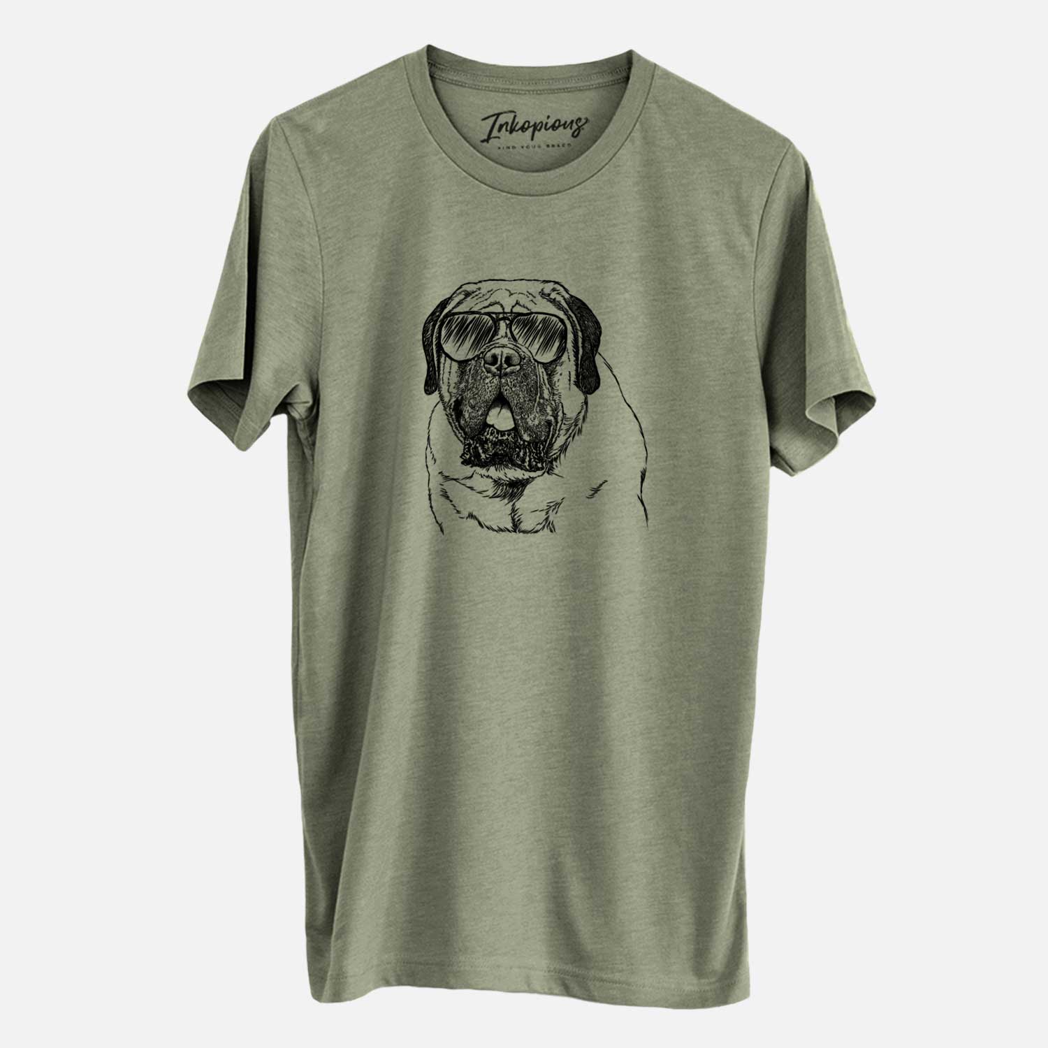 Aviator Jed the English Mastiff - Unisex Crewneck
