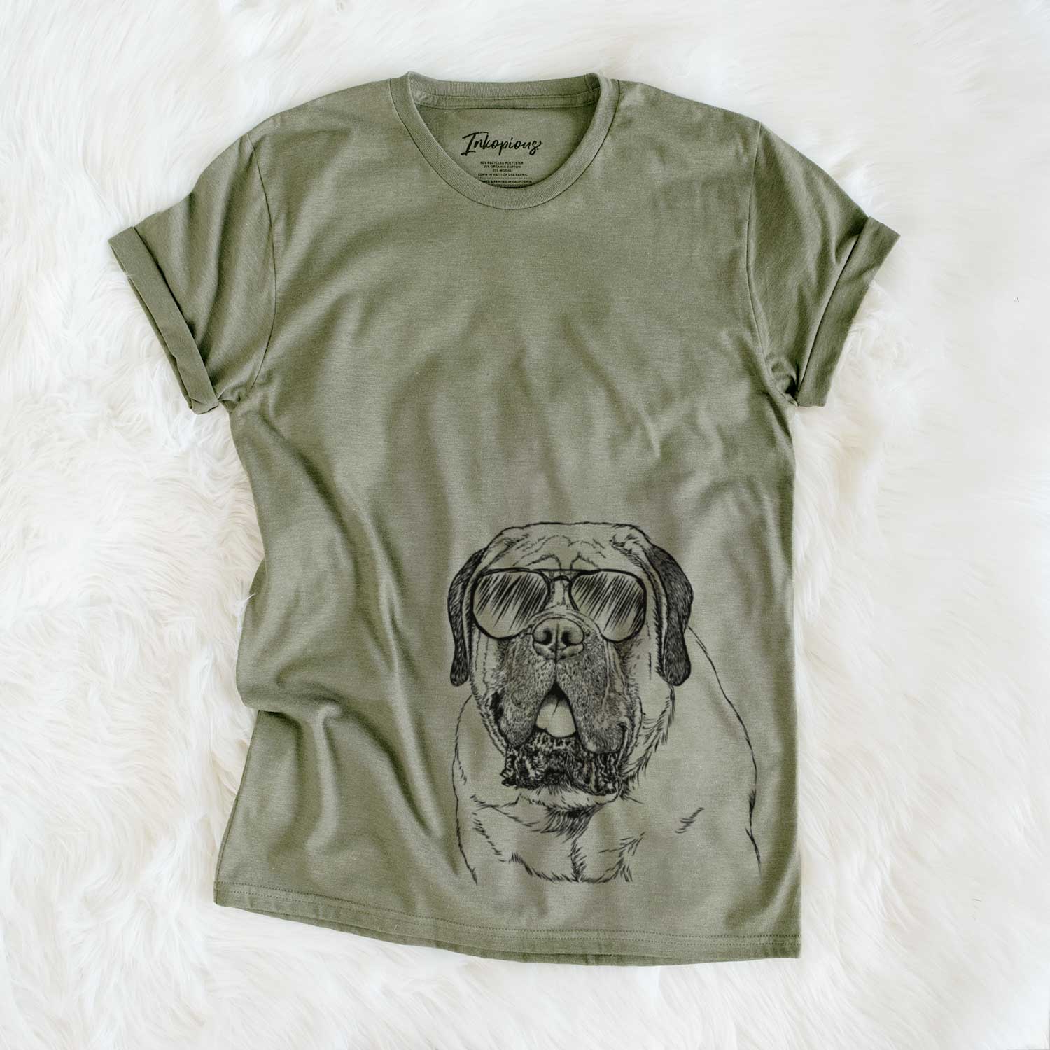 Aviator Jed the English Mastiff - Unisex Crewneck