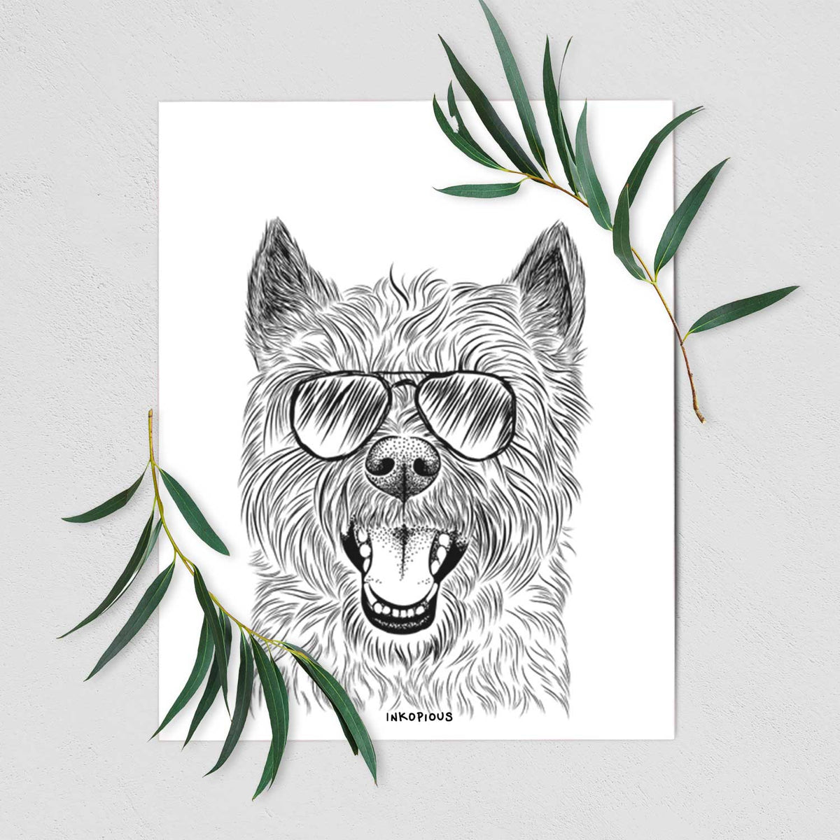 Jeff the Cairn Terrier Art Print