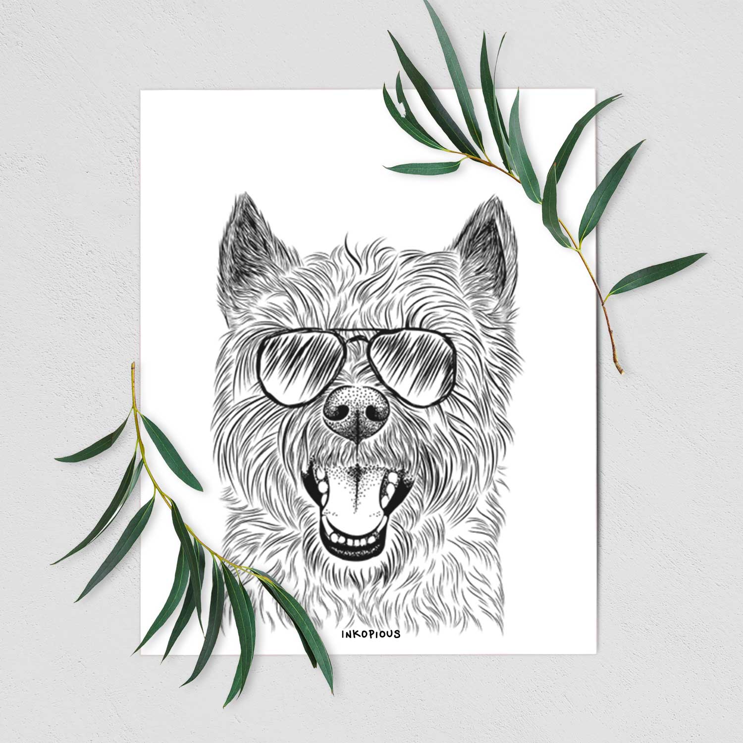 Jeff the Cairn Terrier Art Print