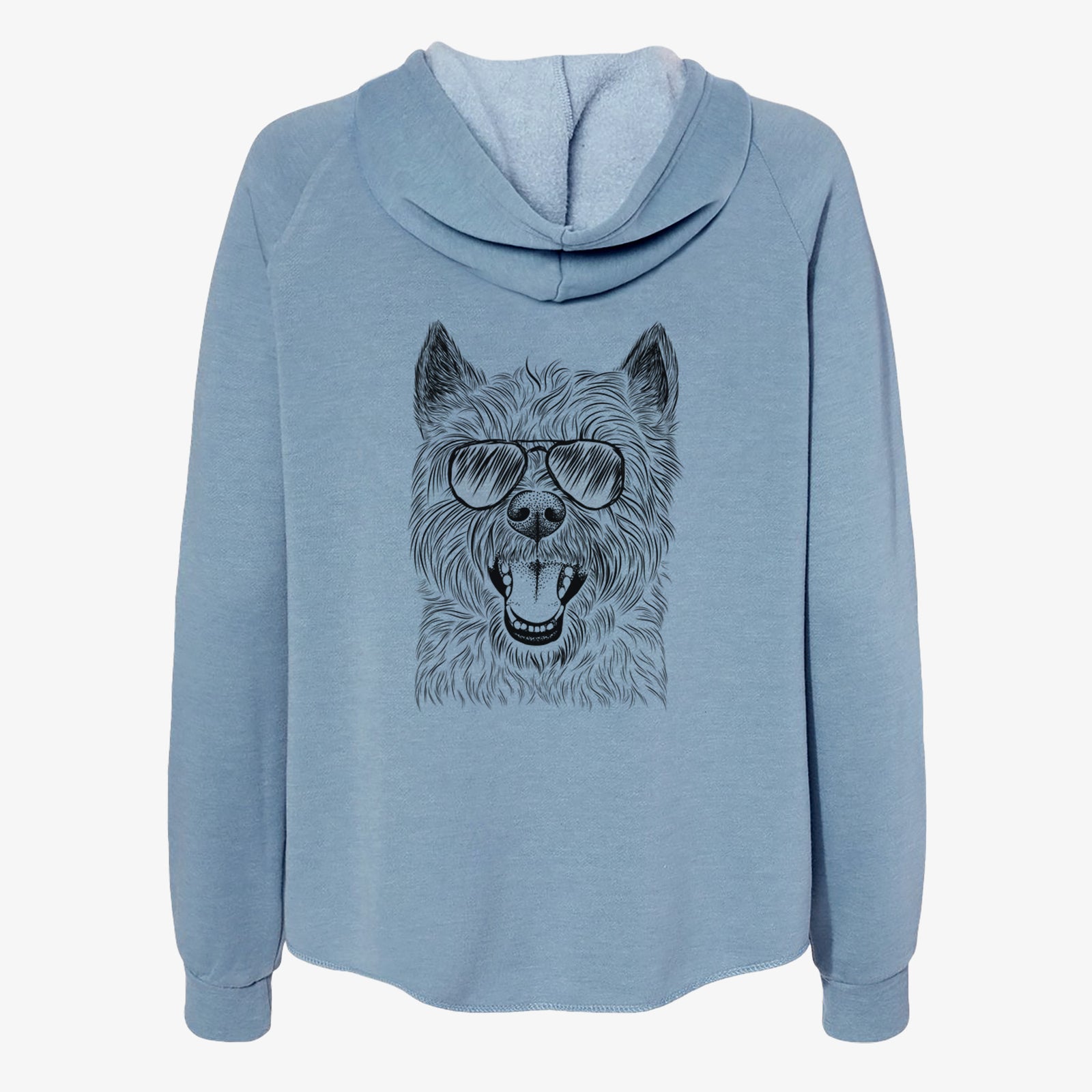 Jeff the Cairn Terrier - Women's Cali Wave Zip-Up Sweatshirt
