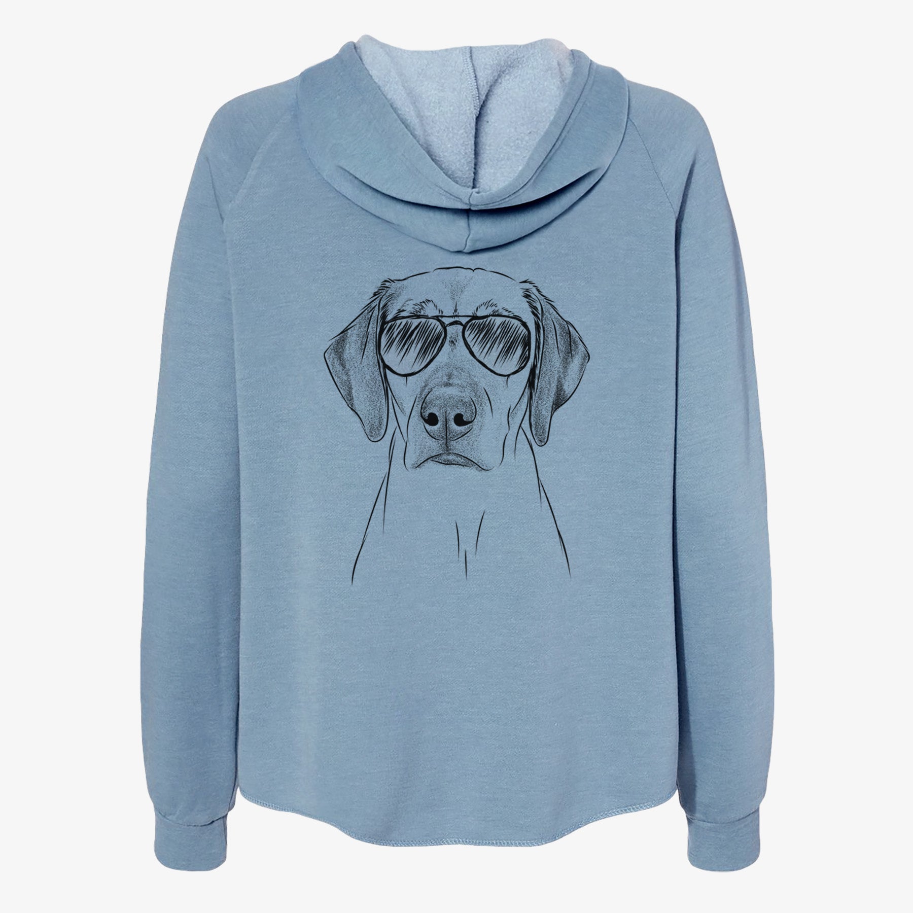 Jenga the Rhodesian Ridgeback - Women's Cali Wave Zip-Up Sweatshirt