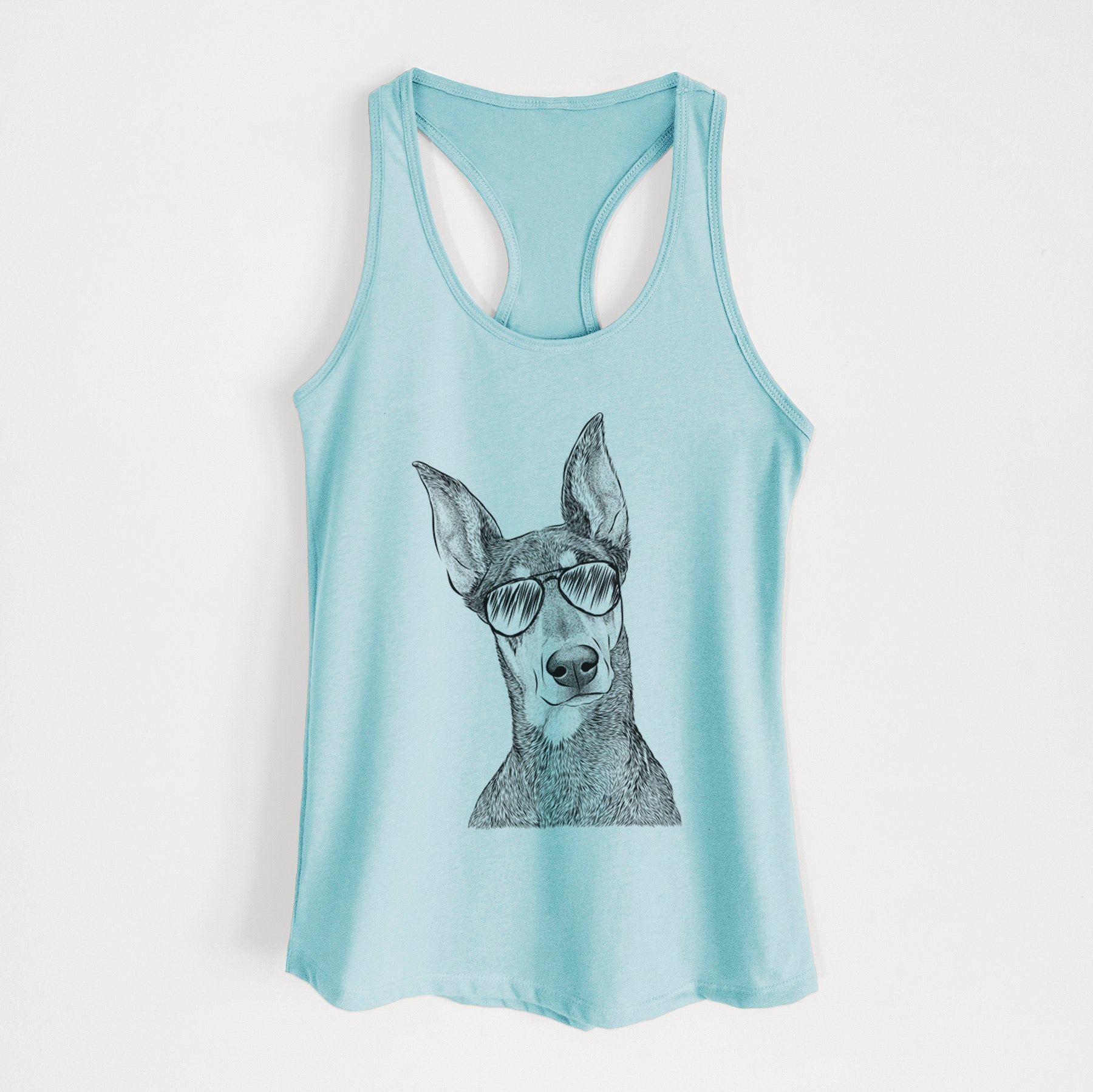 Jenna the Doberman Pinscher - Women's Racerback Tanktop