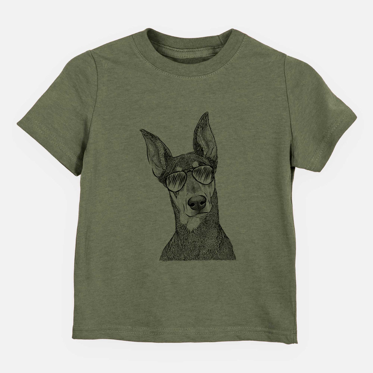 Aviator Jenna the Doberman Pinscher - Kids/Youth/Toddler Shirt