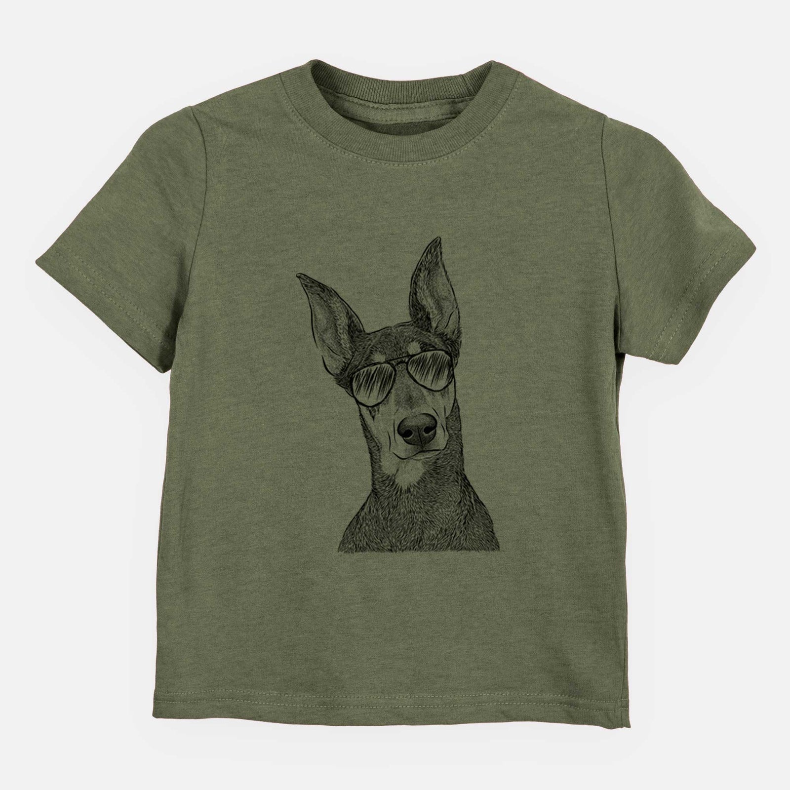 Aviator Jenna the Doberman Pinscher - Kids/Youth/Toddler Shirt