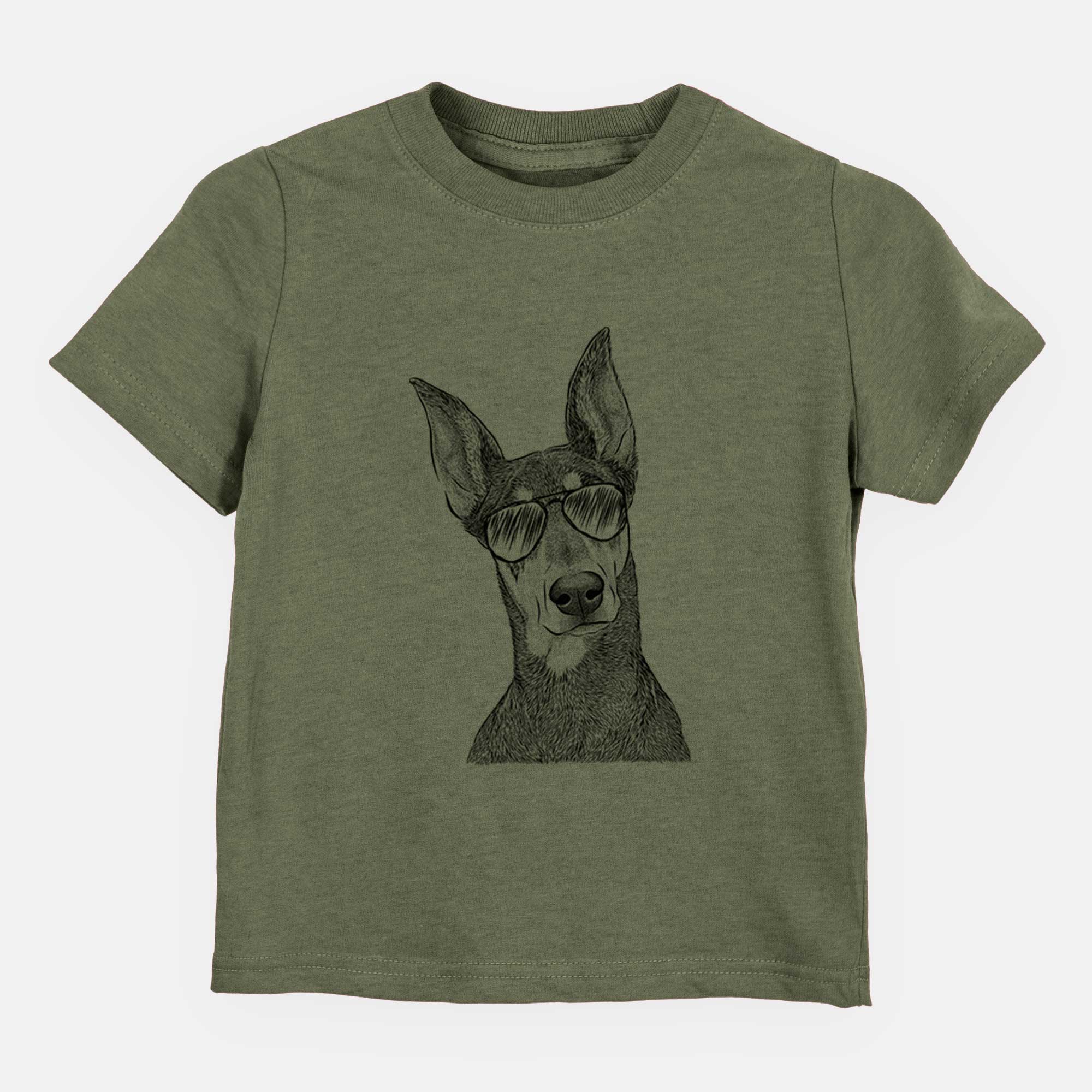 Aviator Jenna the Doberman Pinscher - Kids/Youth/Toddler Shirt