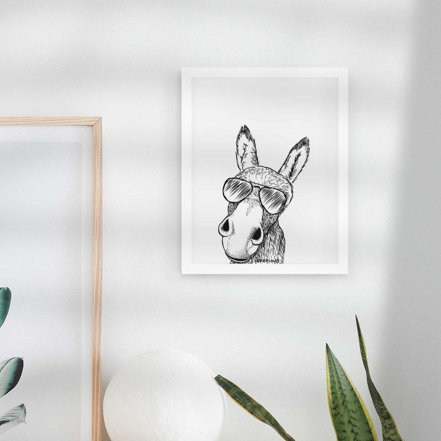 Jenny the Donkey Art Print