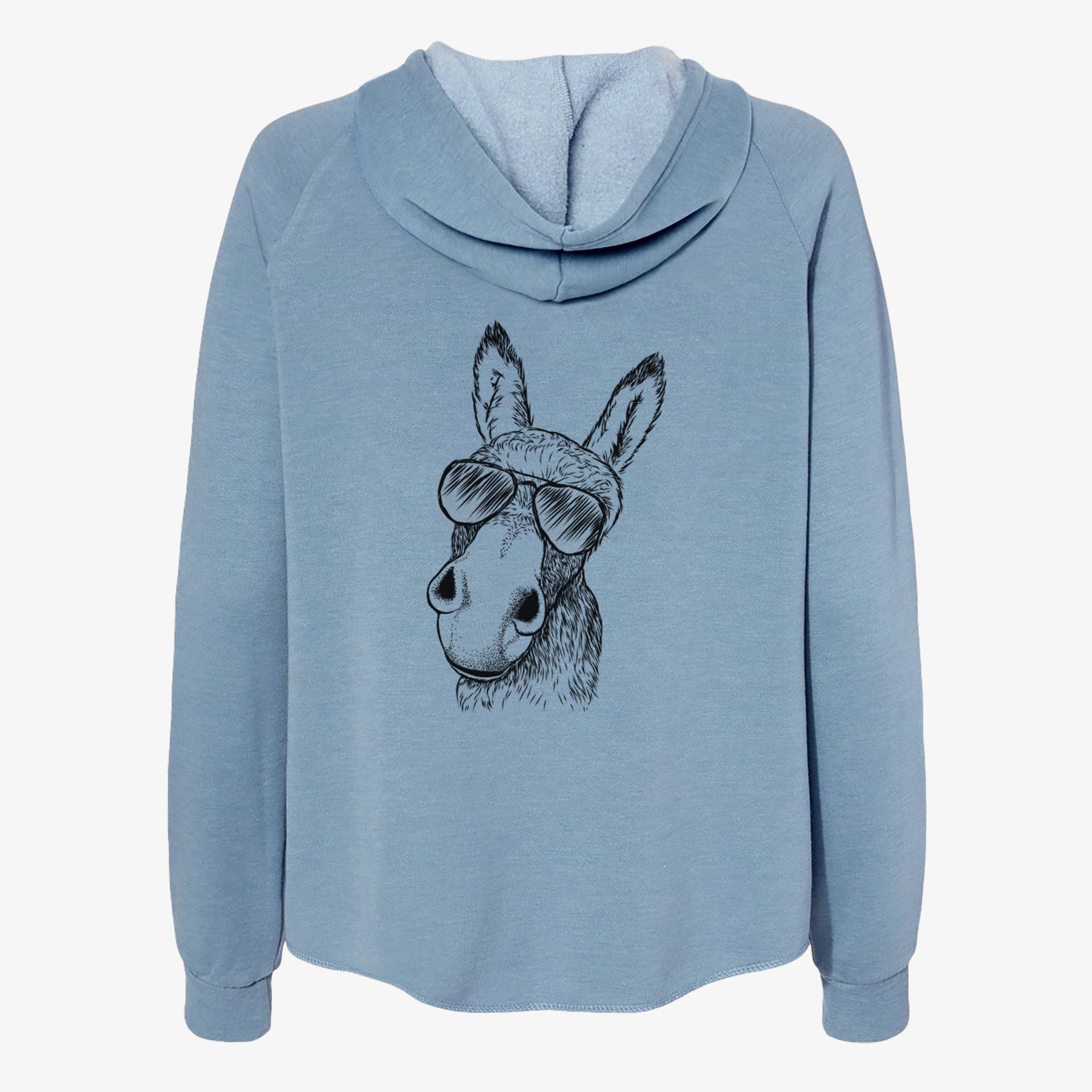 Jenny the Donkey - Women's Cali Wave Zip-Up Sweatshirt