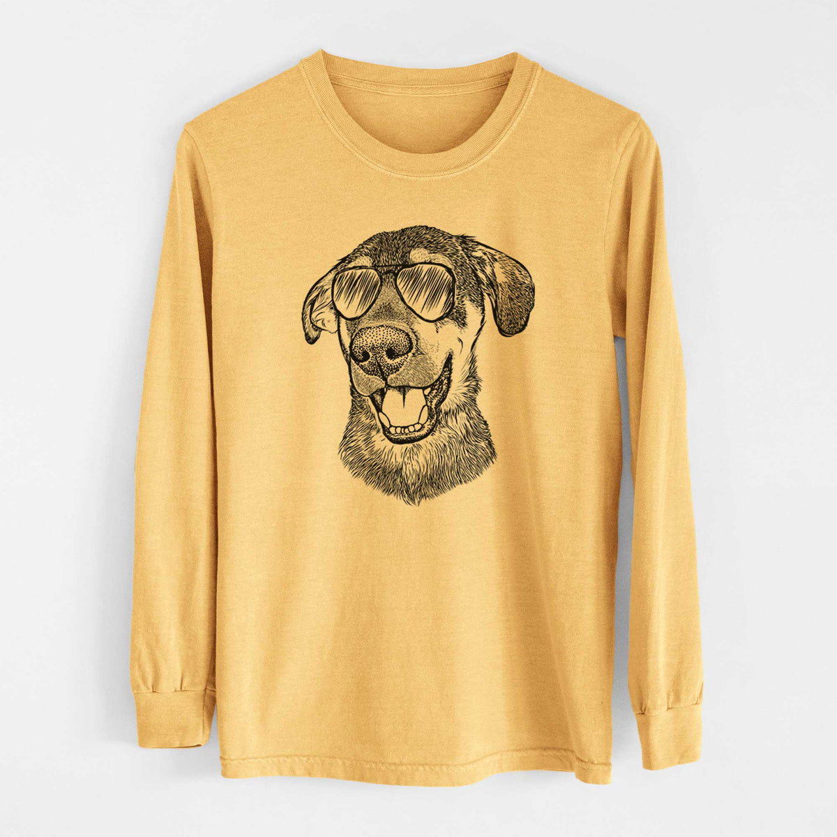 Aviators Jet the Mixed Breed - Heavyweight 100% Cotton Long Sleeve