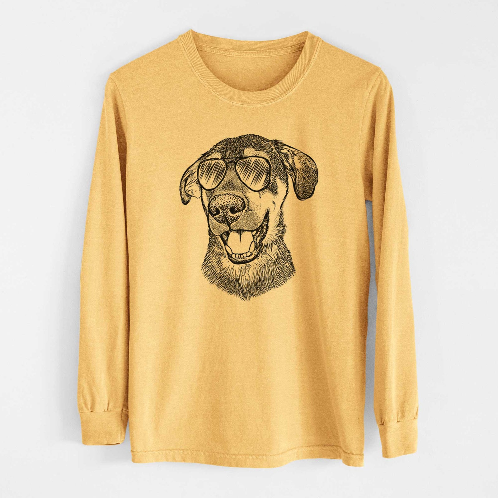 Aviators Jet the Mixed Breed - Heavyweight 100% Cotton Long Sleeve