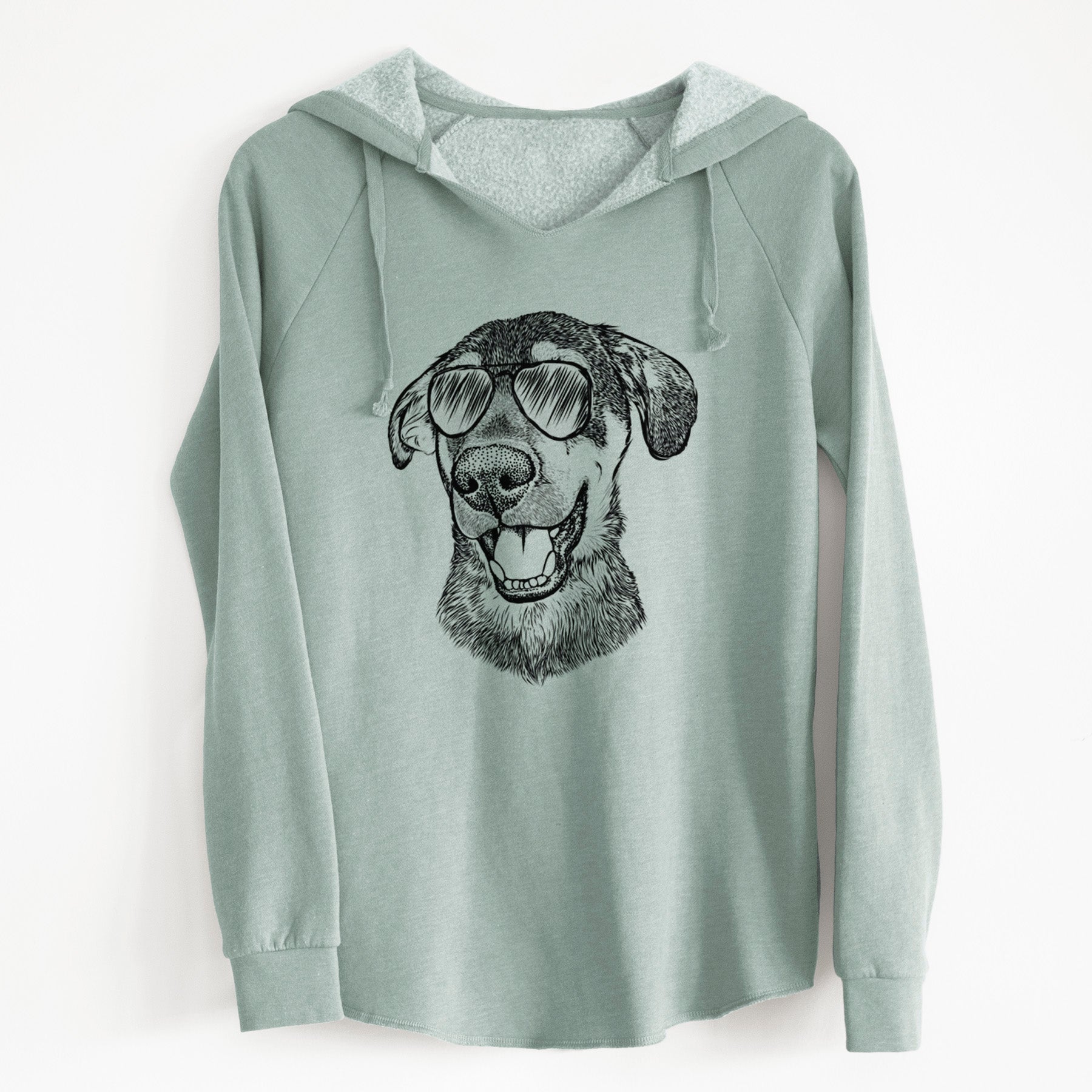 Aviator Jet the Mixed Breed - Cali Wave Hooded Sweatshirt