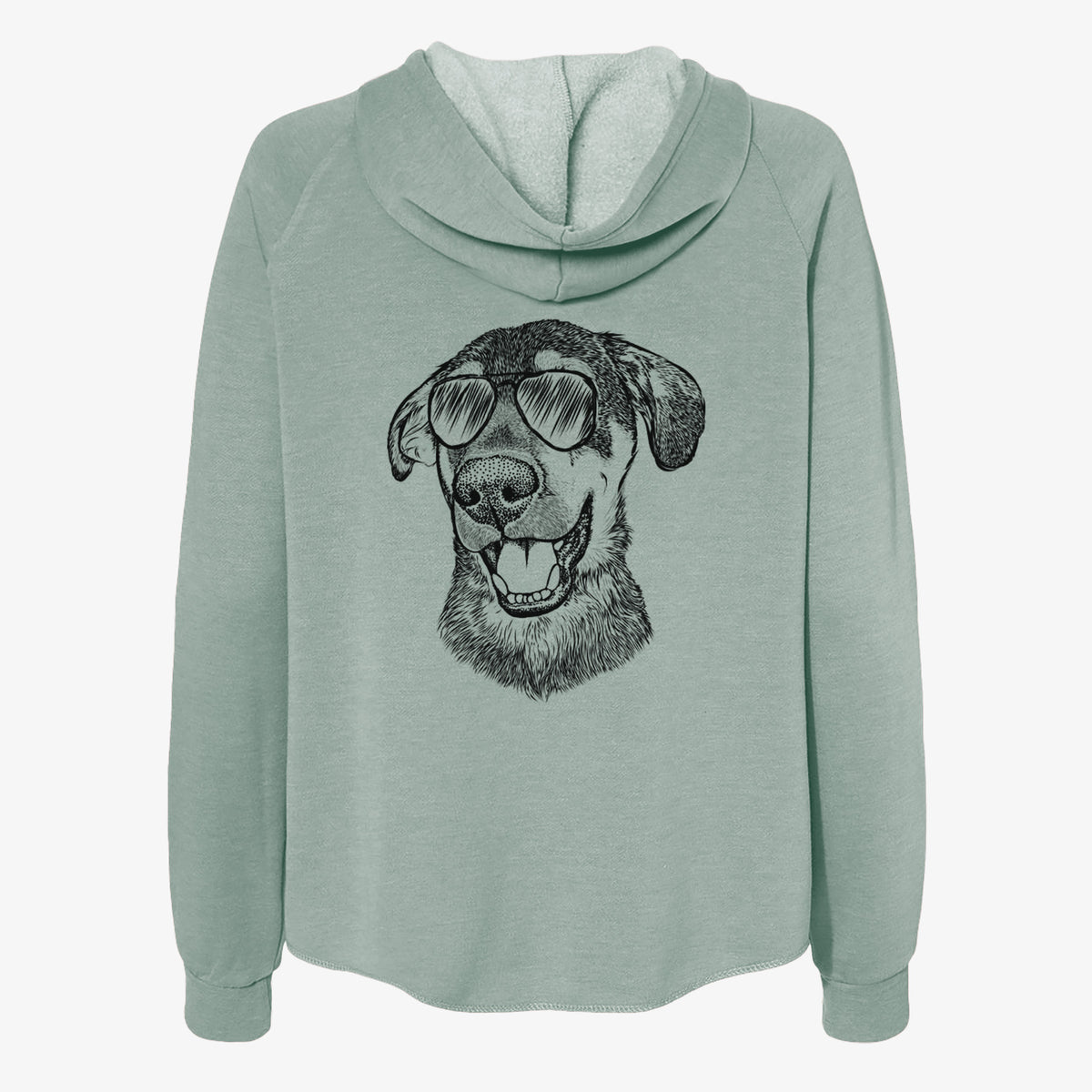 Jet the Mixed Breed - Women's Cali Wave Zip-Up Sweatshirt