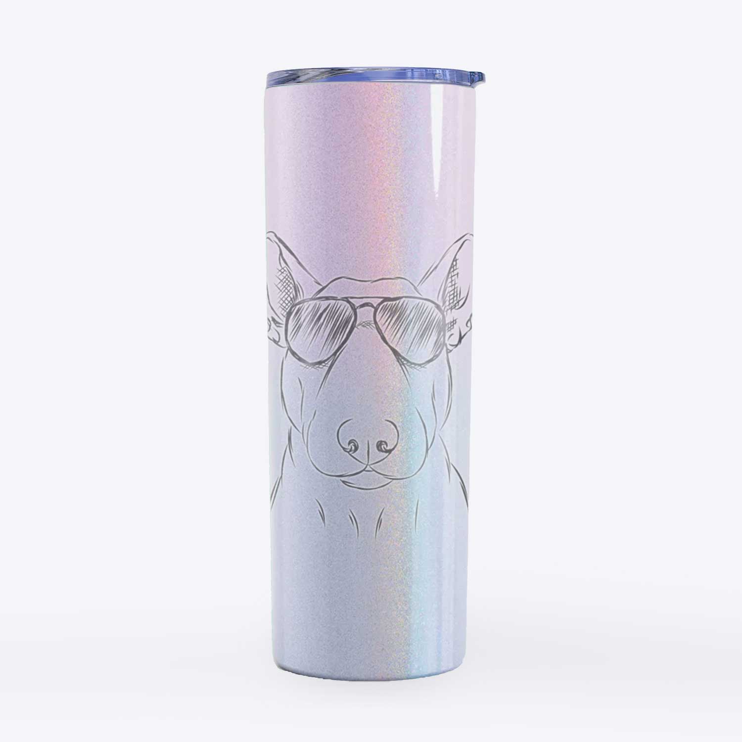 Jett the Bull Terrier - 20oz Skinny Tumbler