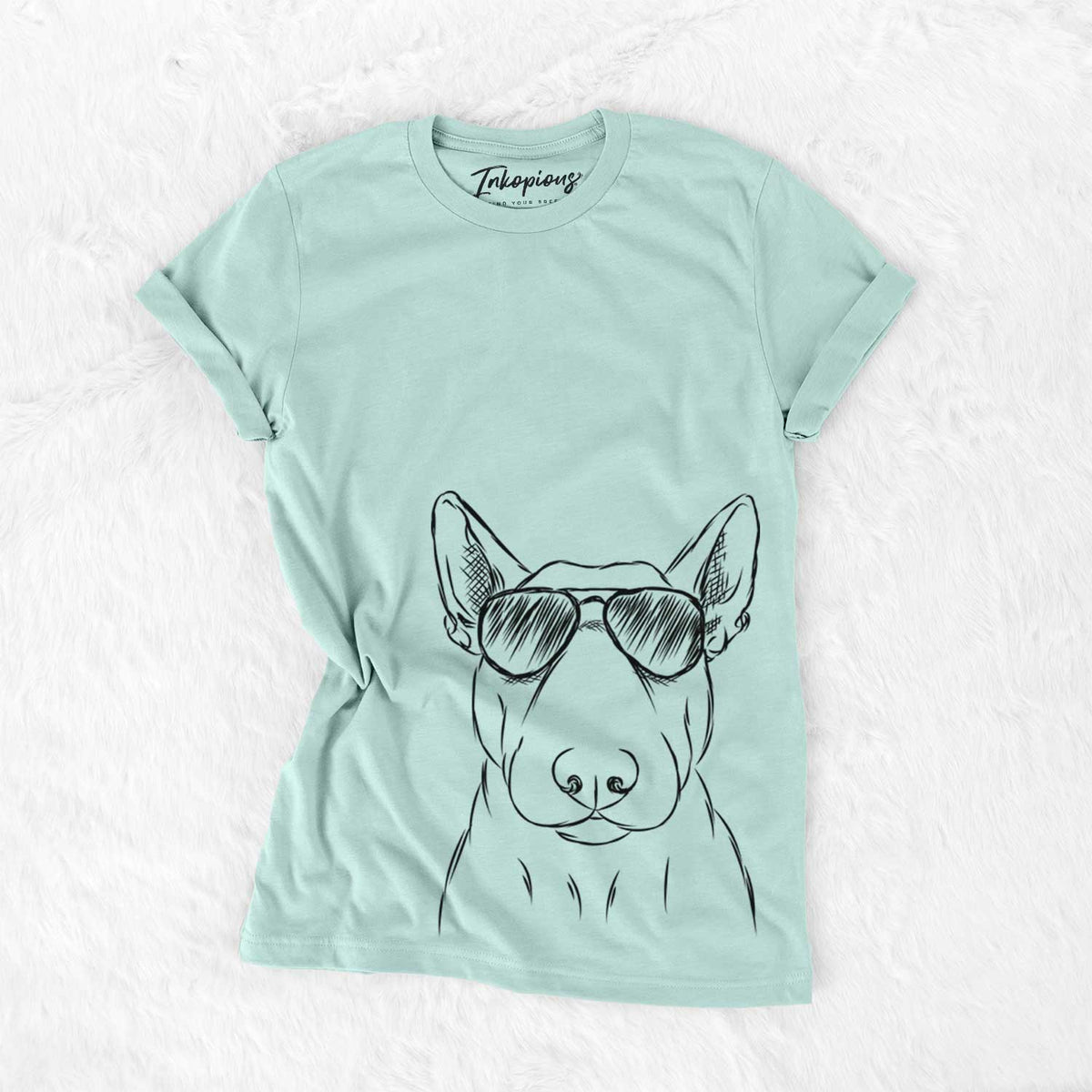 Aviator Jett the Bull Terrier - Unisex Crewneck