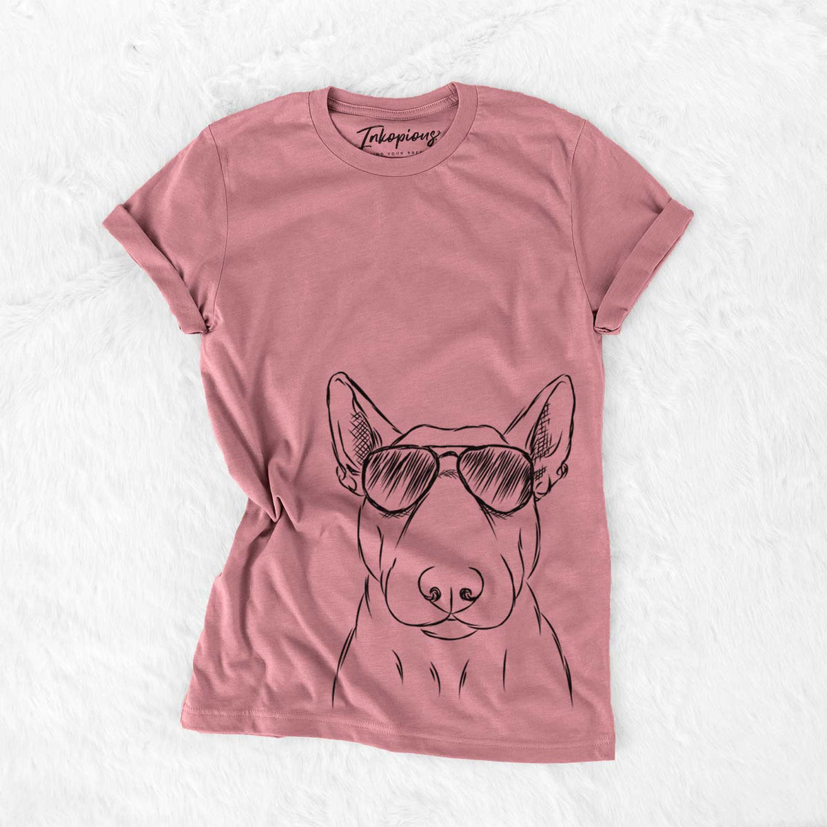 Aviator Jett the Bull Terrier - Unisex Crewneck