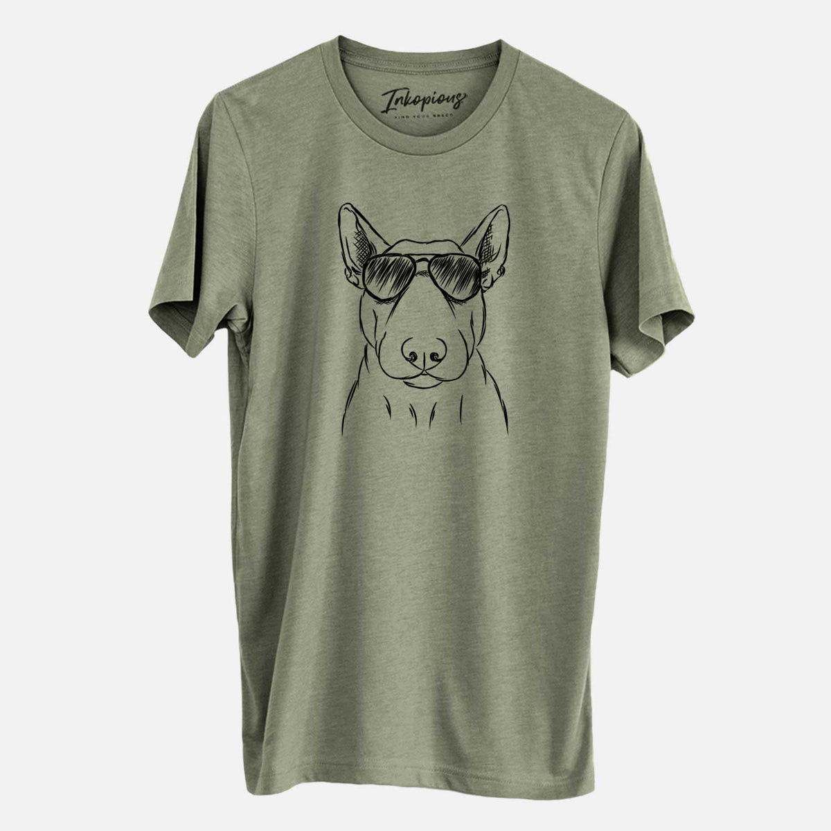 Aviator Jett the Bull Terrier - Unisex Crewneck