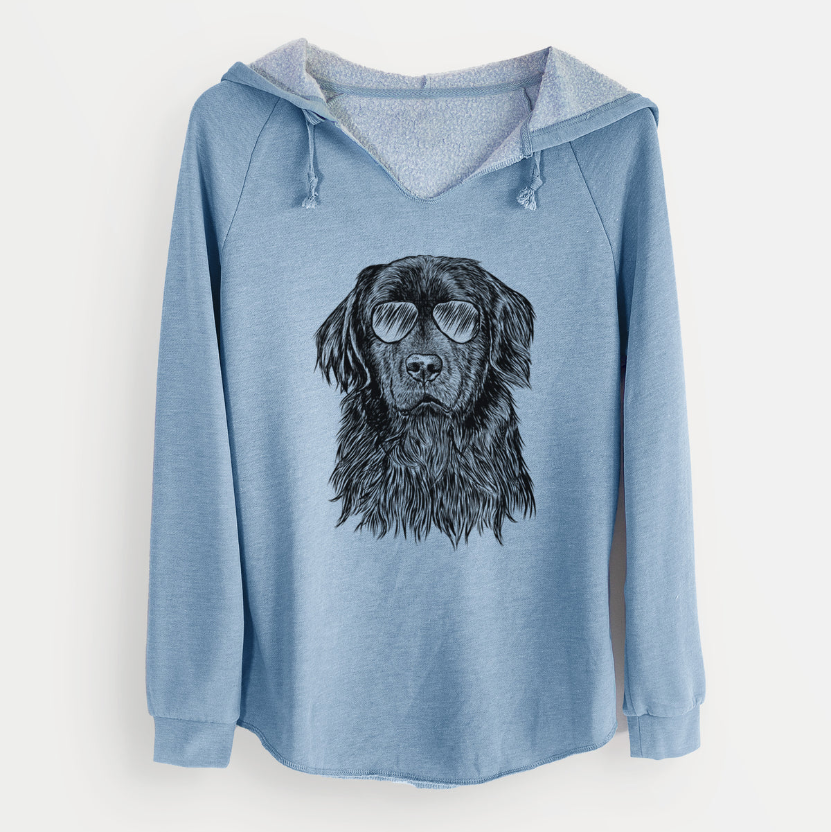 Aviator Jinx the Newfoundland - Cali Wave Hooded Sweatshirt