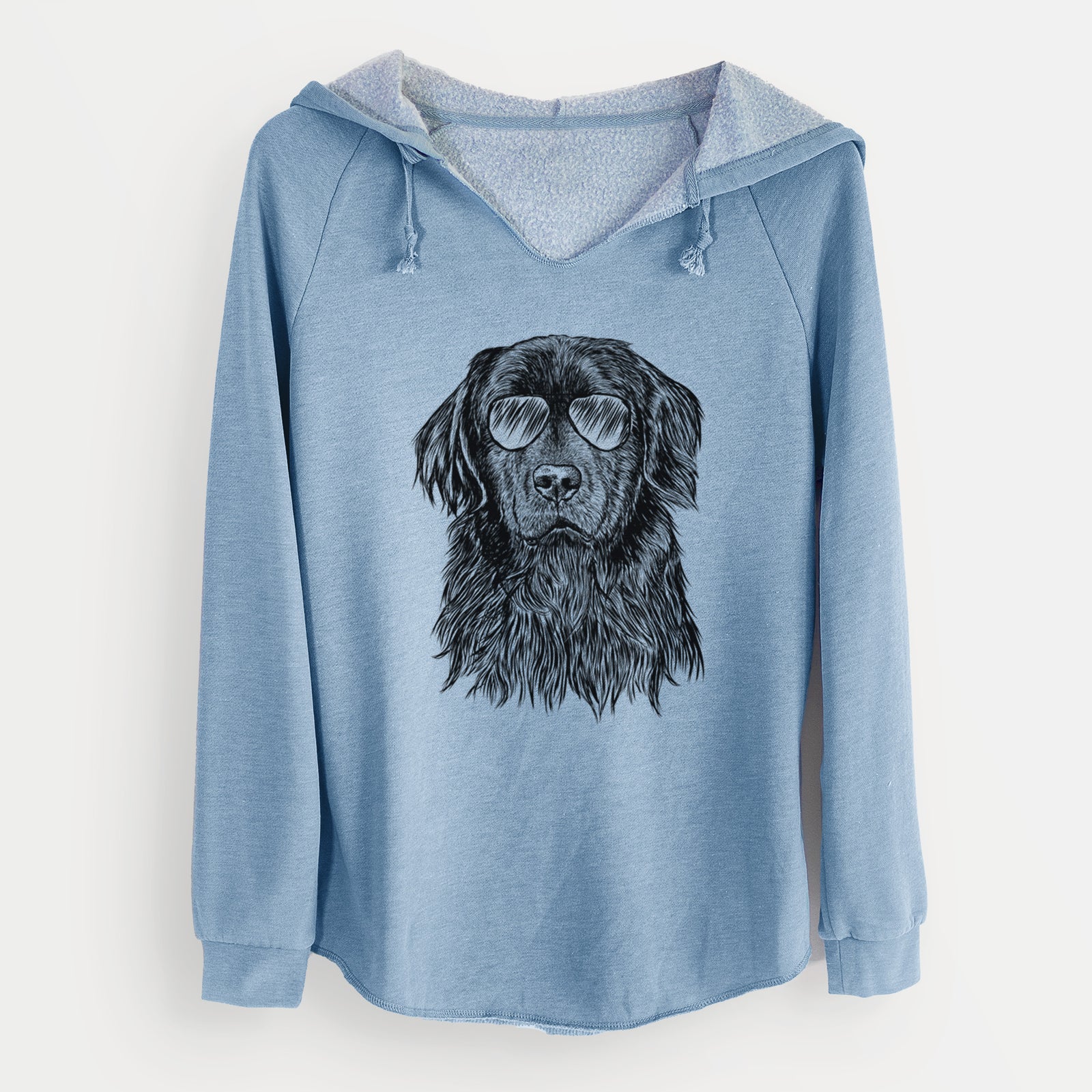 Aviator Jinx the Newfoundland - Cali Wave Hooded Sweatshirt