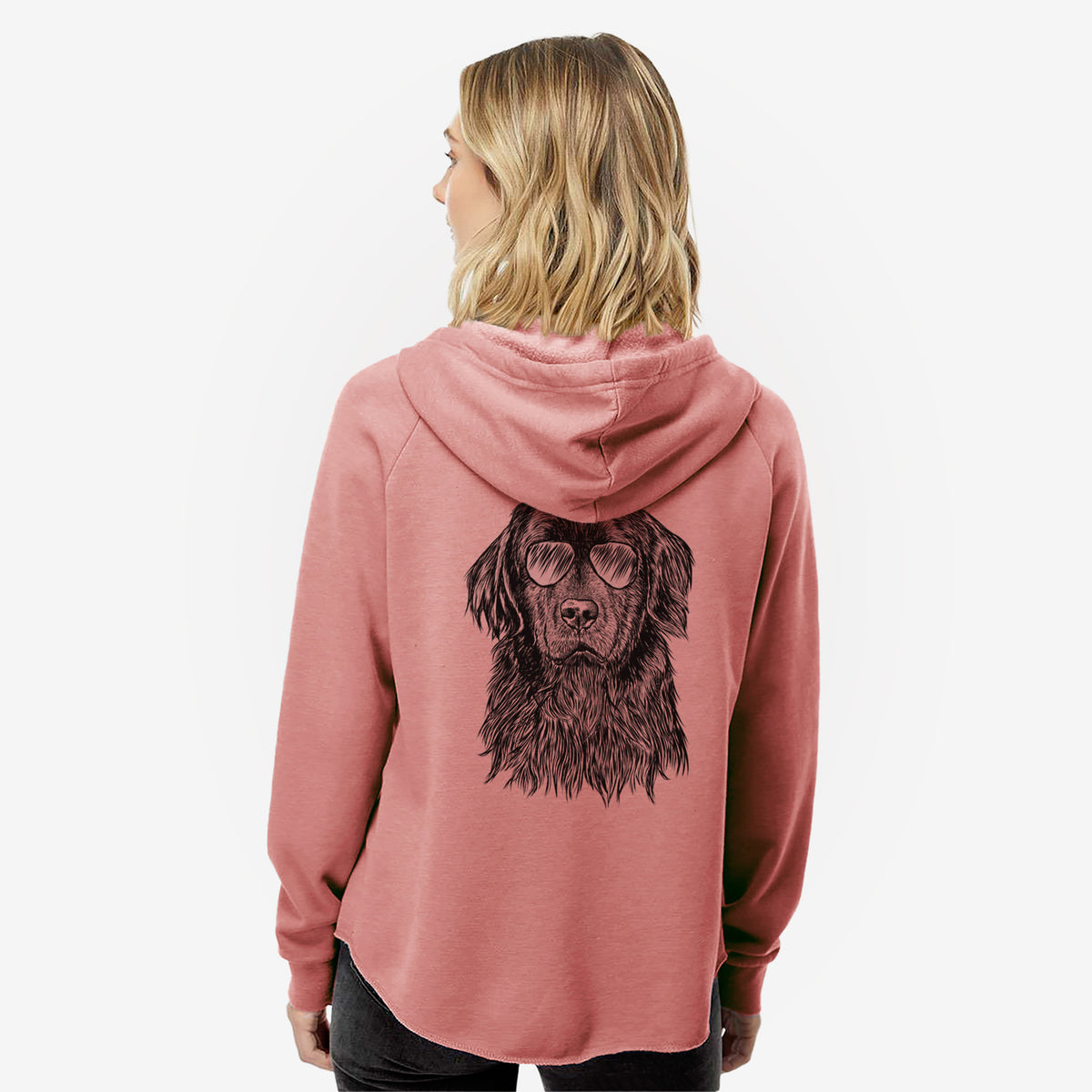 Jinx the Newfoundland - Women's Cali Wave Zip-Up Sweatshirt