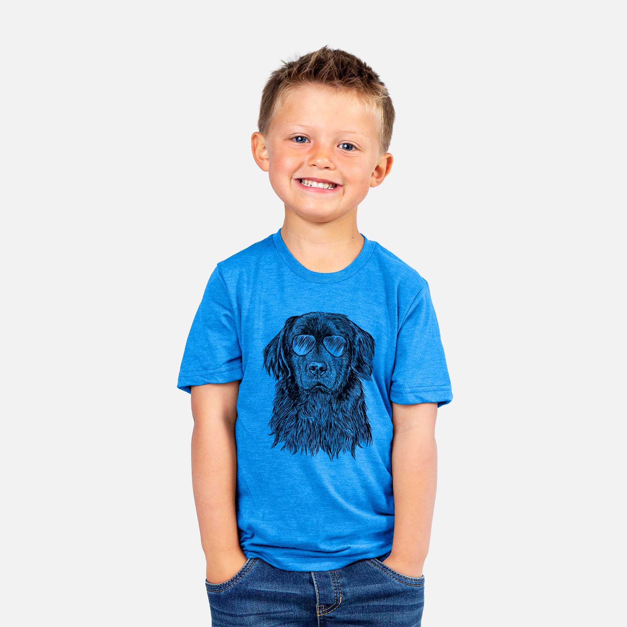 Aviator Jinx the Newfoundland - Kids/Youth/Toddler Shirt