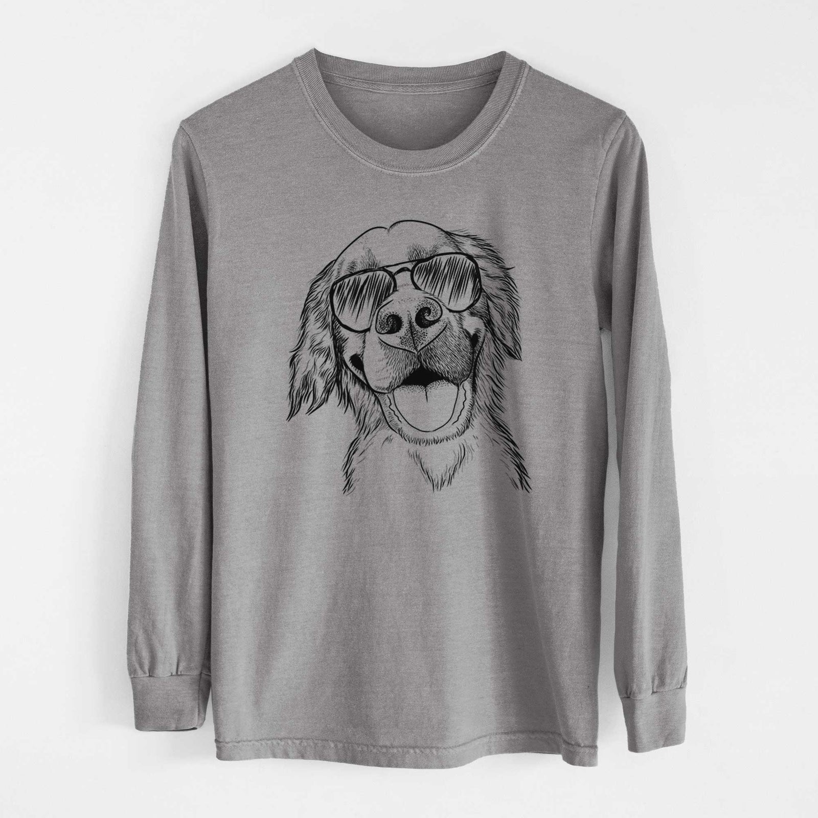 Aviators Jordy the Golden Retriever - Heavyweight 100% Cotton Long Sleeve