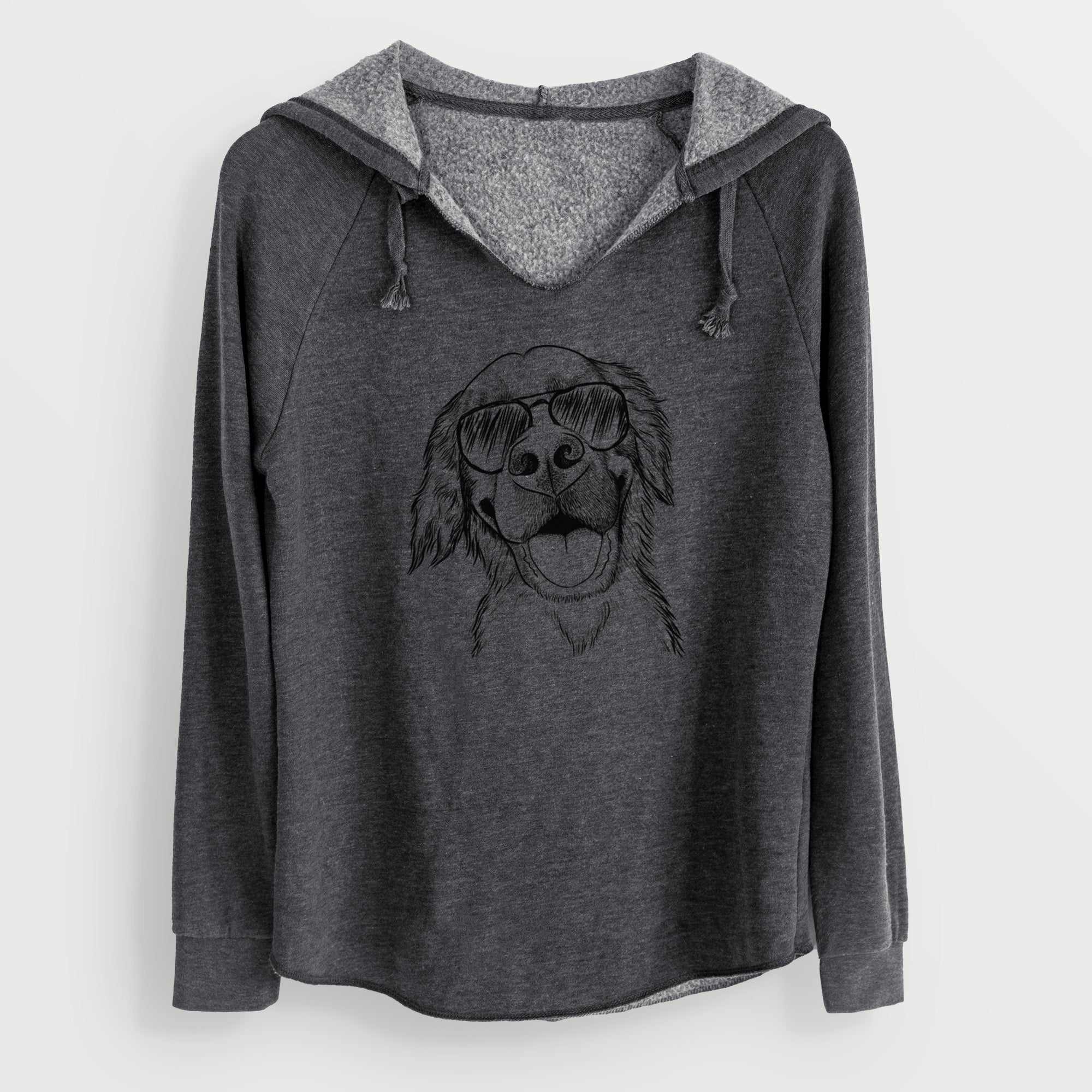 Aviator Jordy the Golden Retriever - Cali Wave Hooded Sweatshirt