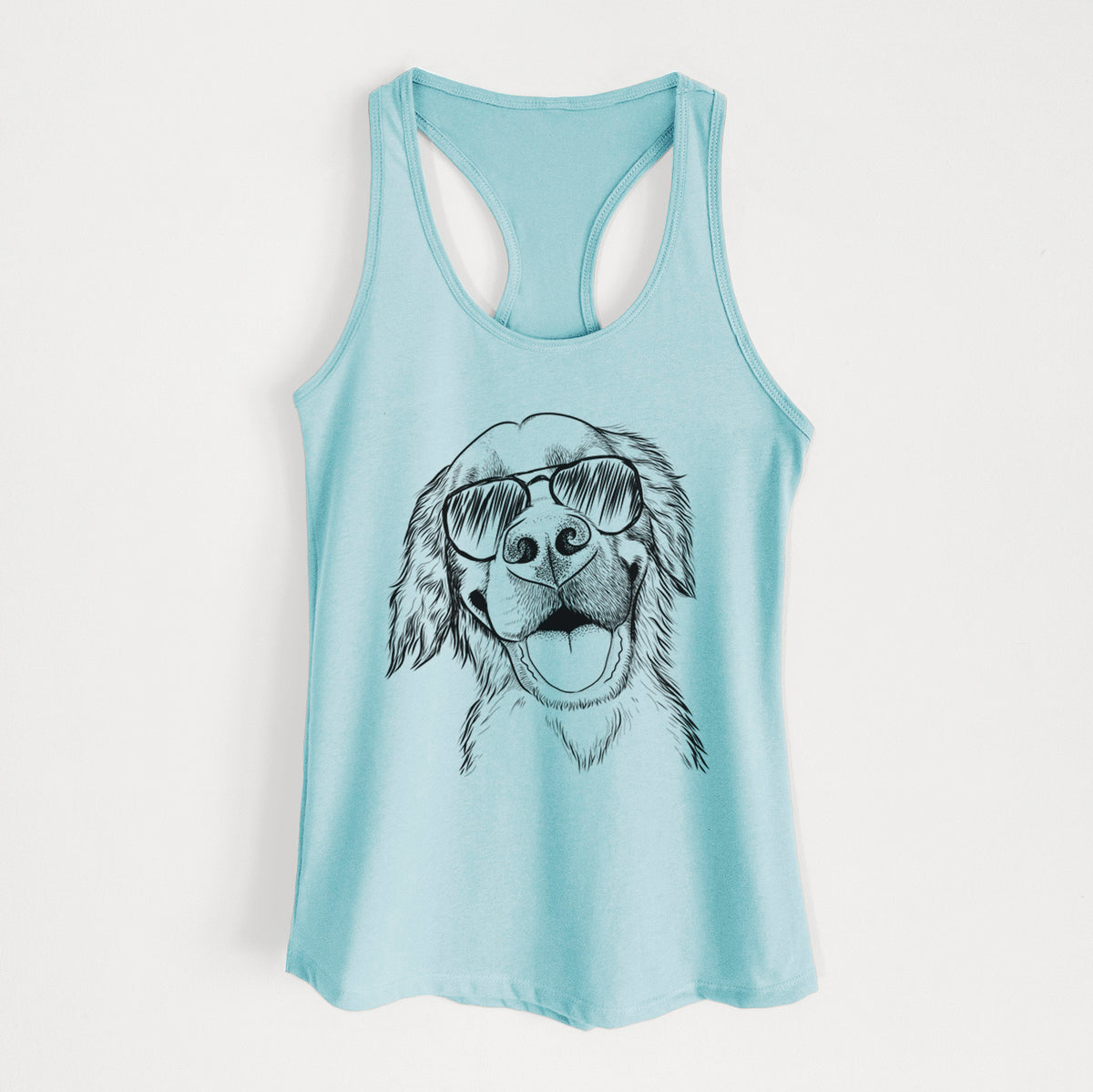 Jordy the Golden Retriever - Women's Racerback Tanktop