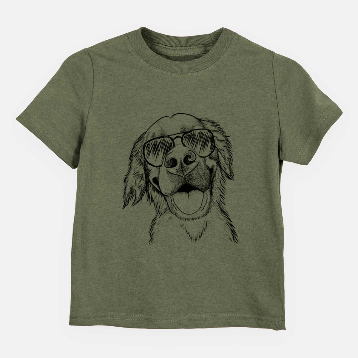 Aviator Jordy the Golden Retriever - Kids/Youth/Toddler Shirt