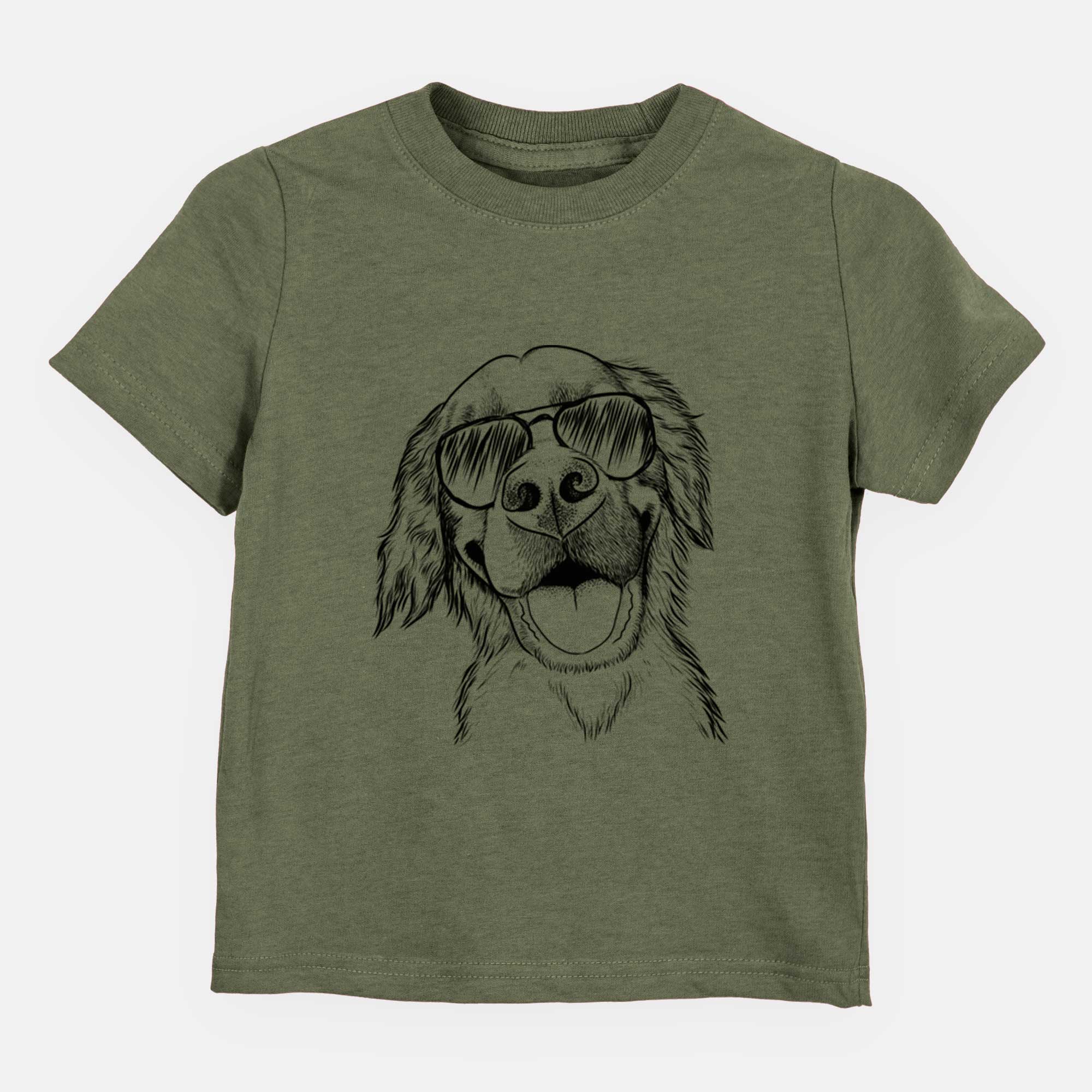 Aviator Jordy the Golden Retriever - Kids/Youth/Toddler Shirt