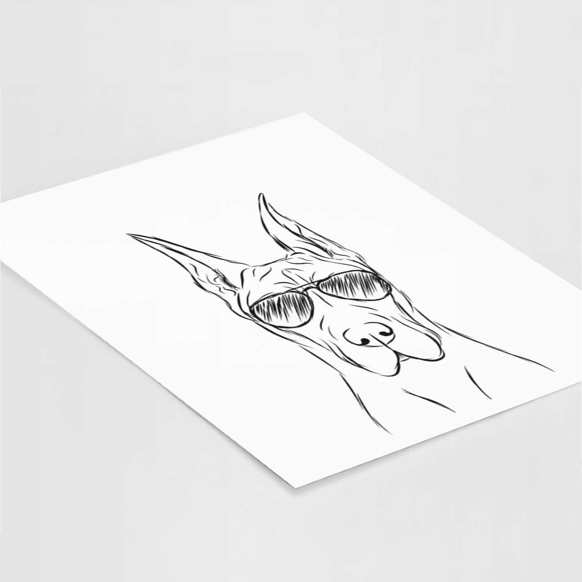 Jude the Great Dane Art Print