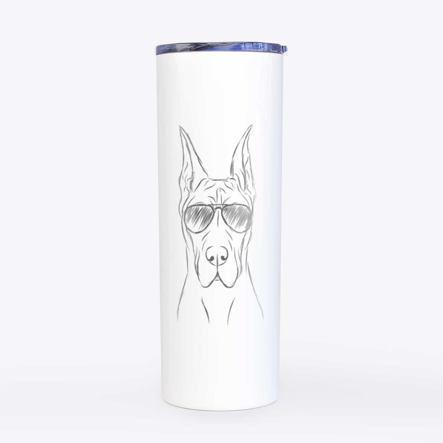 Jude the Great Dane - 20oz Skinny Tumbler