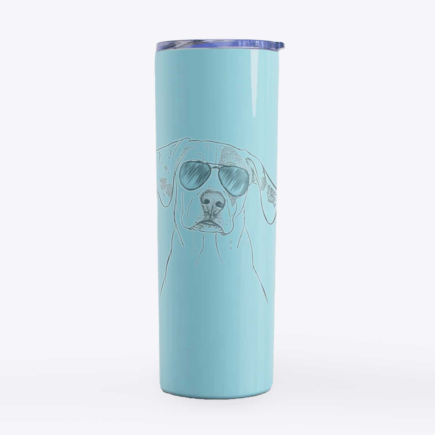 Julio the Dogo Argentino Mix - 20oz Skinny Tumbler