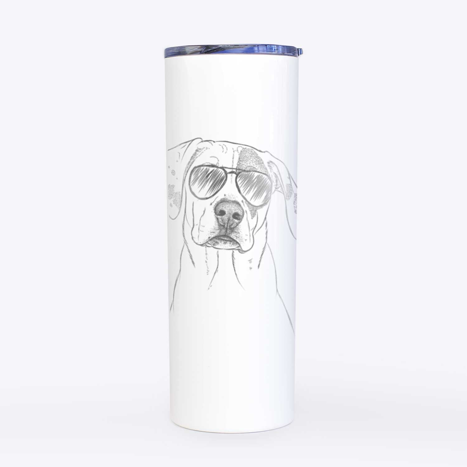 Julio the Dogo Argentino Mix - 20oz Skinny Tumbler