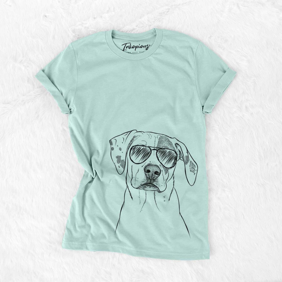 Aviator Julio the Dogo Argentino Mix - Unisex Crewneck
