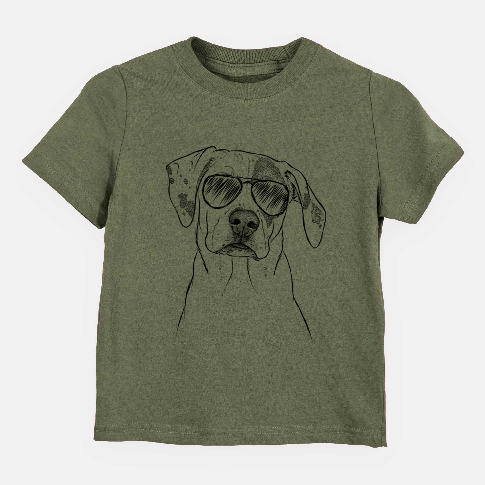 Aviator Julio the Dogo Argentino Mix - Kids/Youth/Toddler Shirt