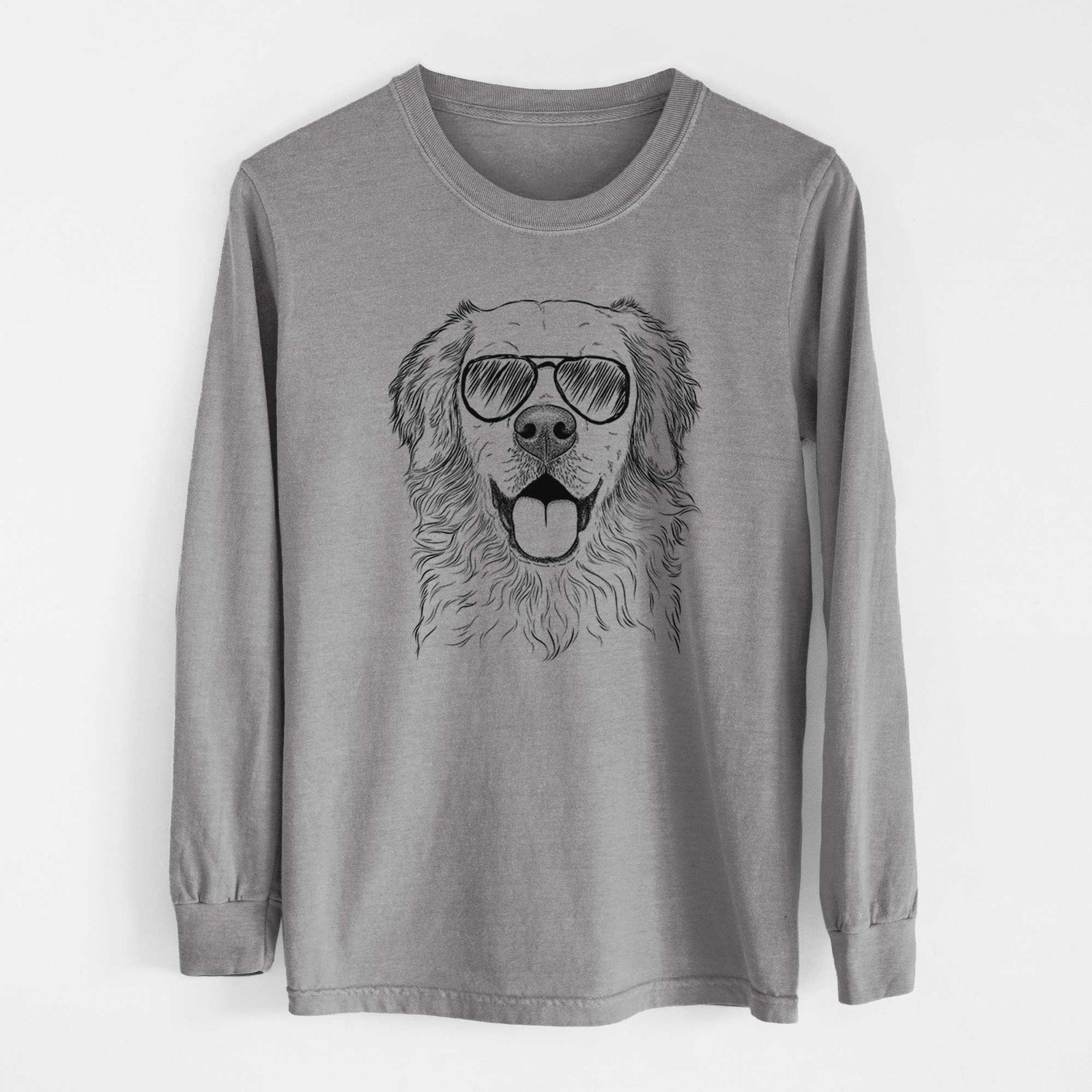 Aviators Juniper the Golden Retriever - Heavyweight 100% Cotton Long Sleeve